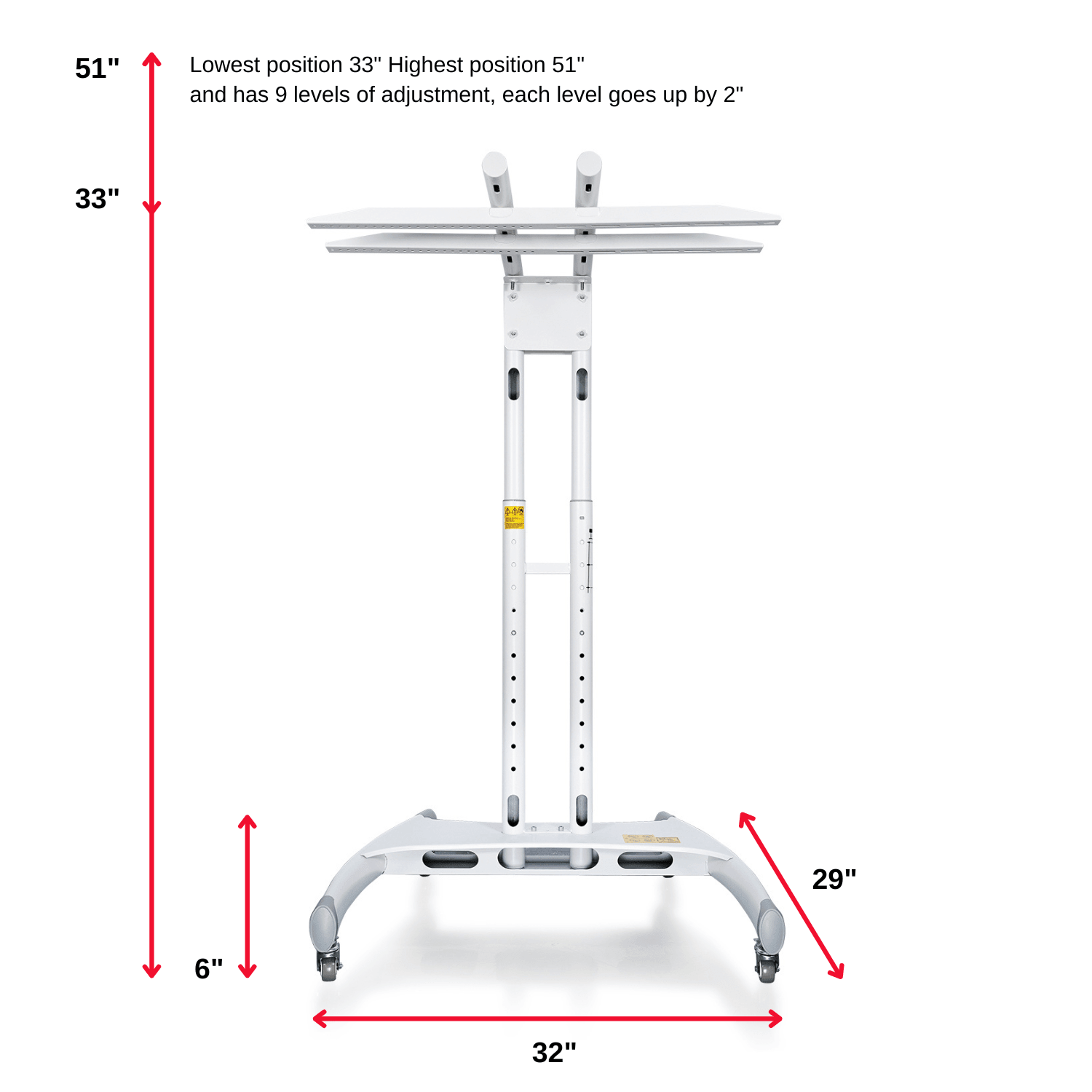 Mito Red Light Mito Red Universal (Vertical or Horizontal) Stand