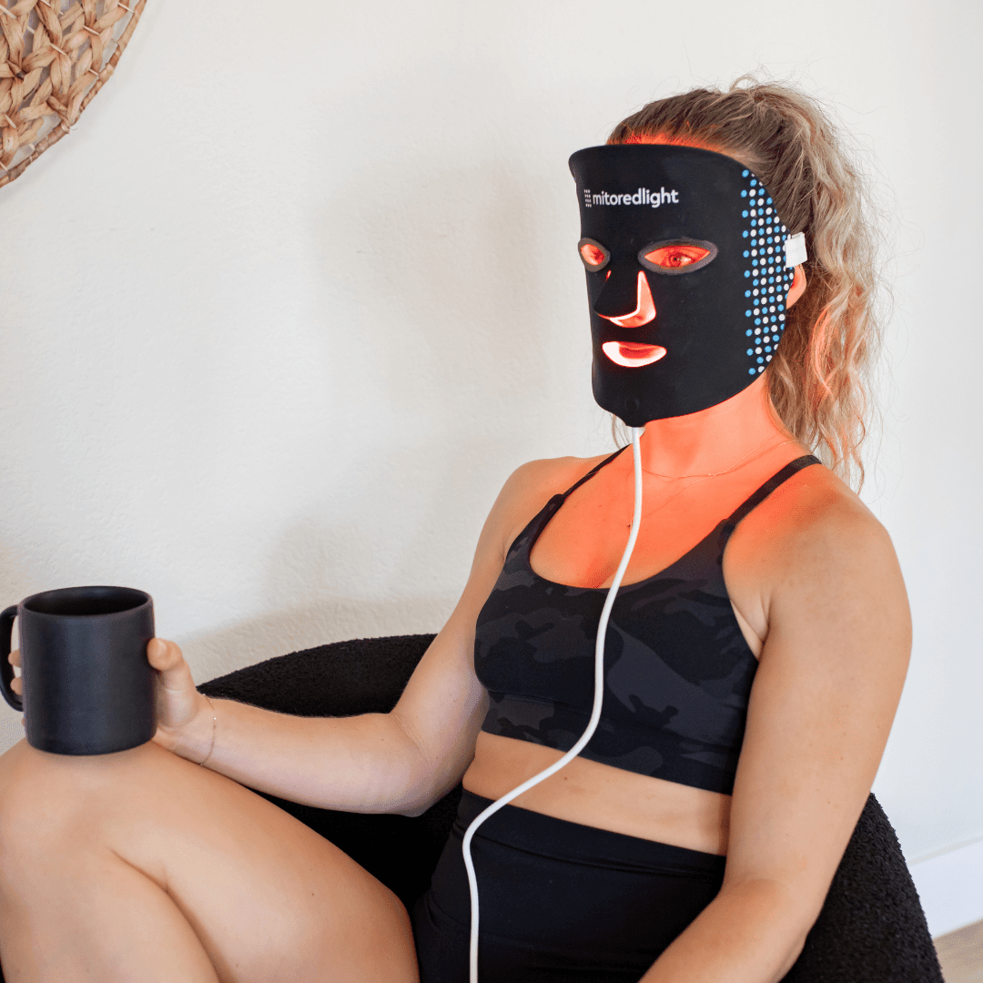 Mito Red Light MitoCLEAR® Red Light Therapy Mask | With Blue Light Therapy for Acne