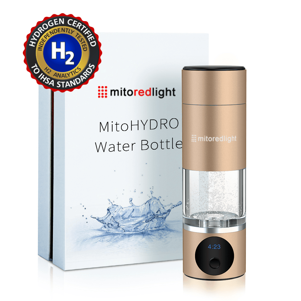 MitoHYDRO™ Ultra Premium Hydrogen Water Bottle Mito Red Light
