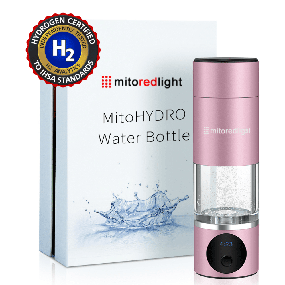 MitoHYDRO™ Ultra Premium Hydrogen Water Bottle Mito Red Light