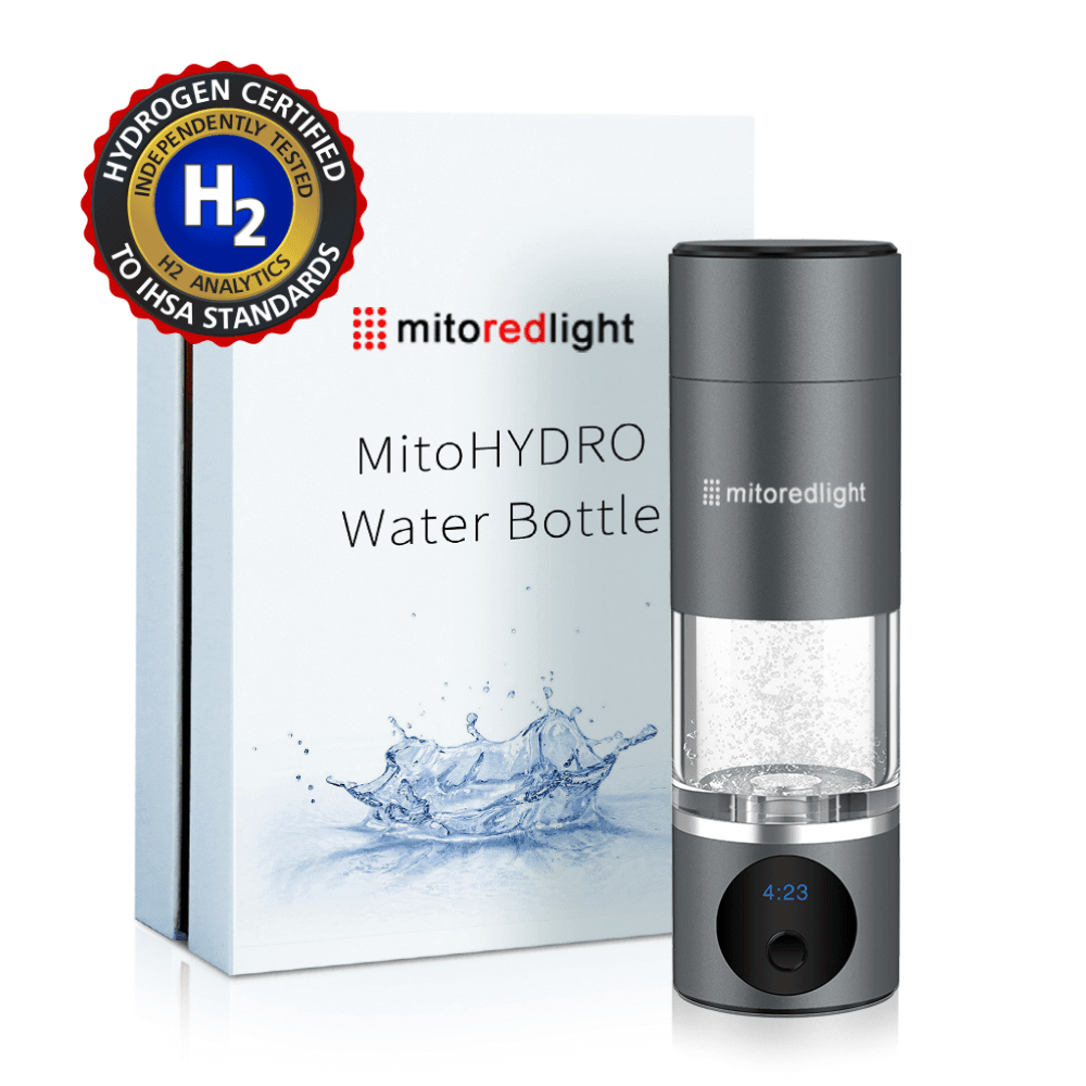 MitoHYDRO™ Ultra Premium Hydrogen Water Bottle Mito Red Light