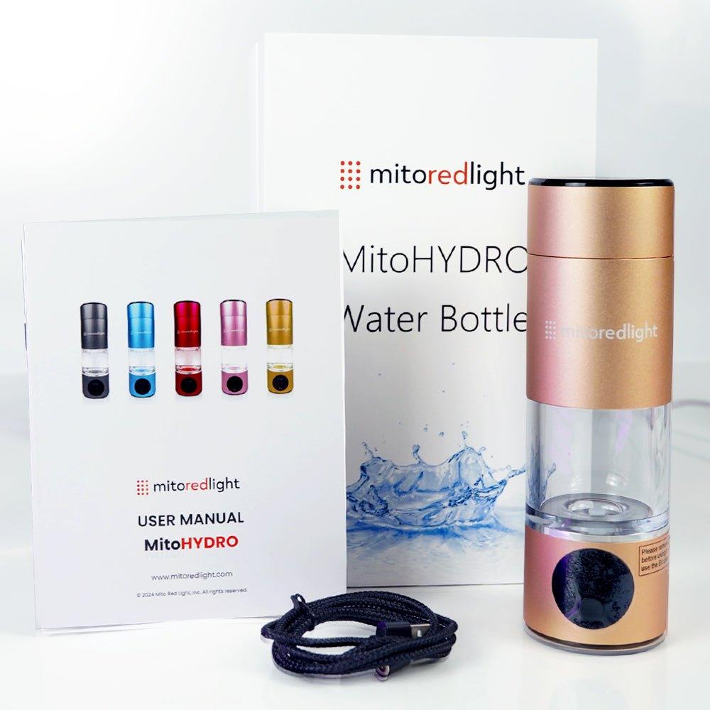 MitoHYDRO™ Ultra Premium Hydrogen Water Bottle Mito Red Light