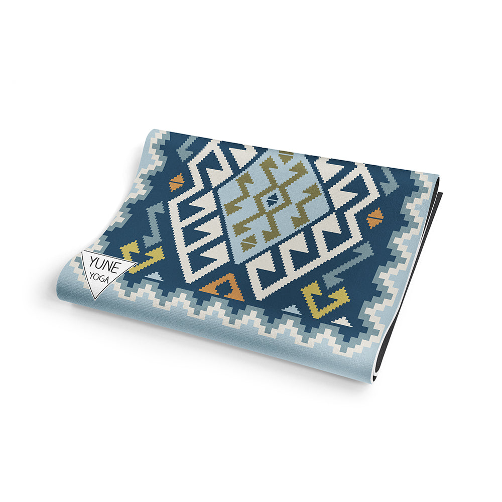 Yoga Mat | 6mm Thick | Blue | Non-Slip | Eco Friendly | Yune Yoga | Moab River