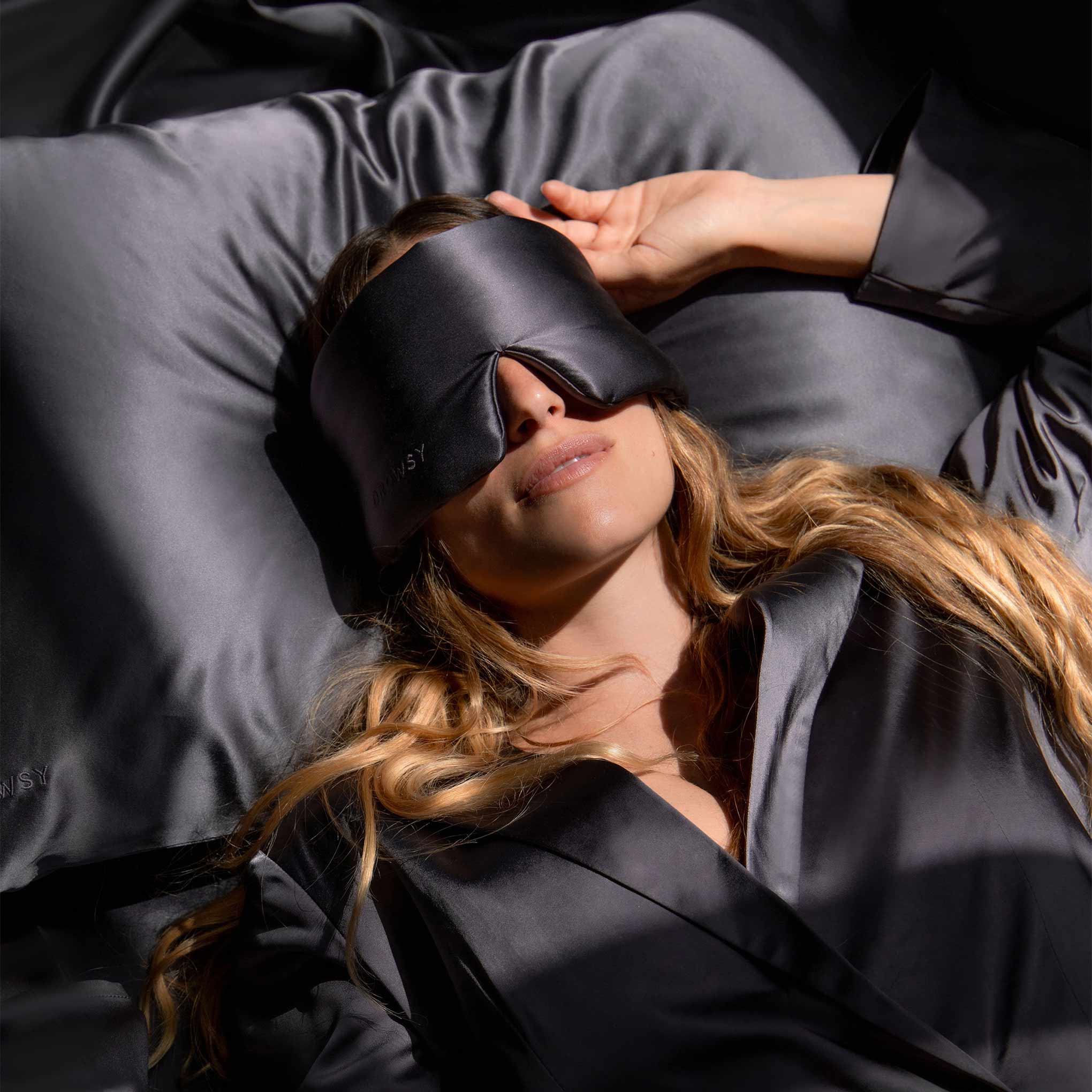 Moonlight Shadow Silk Pillowcase Drowsy