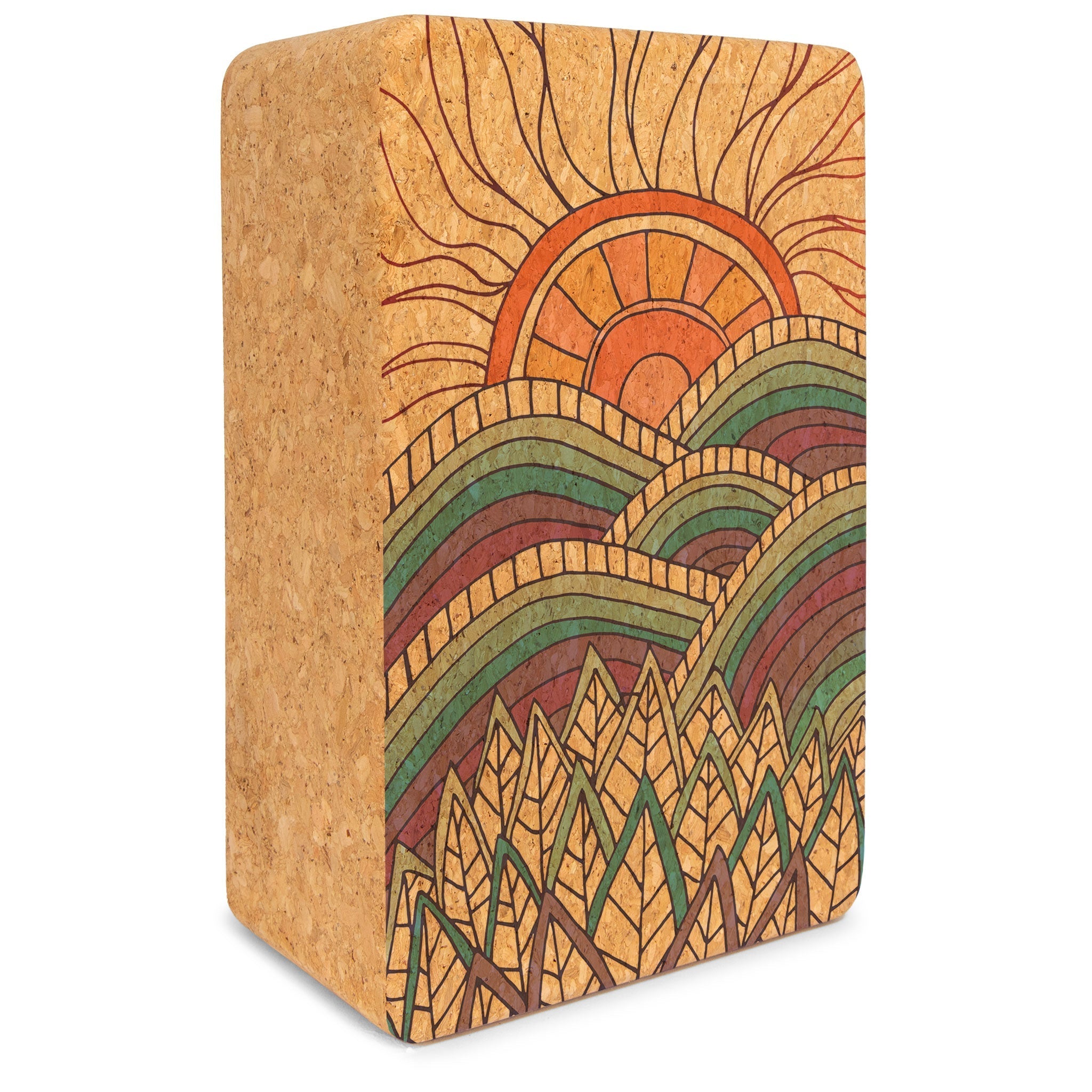 Mountain Magic Cork Yoga Block Yoloha Yoga