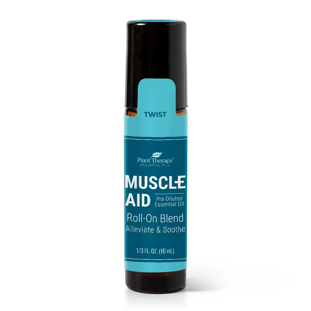 Muscle Aid Essential Oil Blend Pre - Diluted Roll - On Plant Therapy