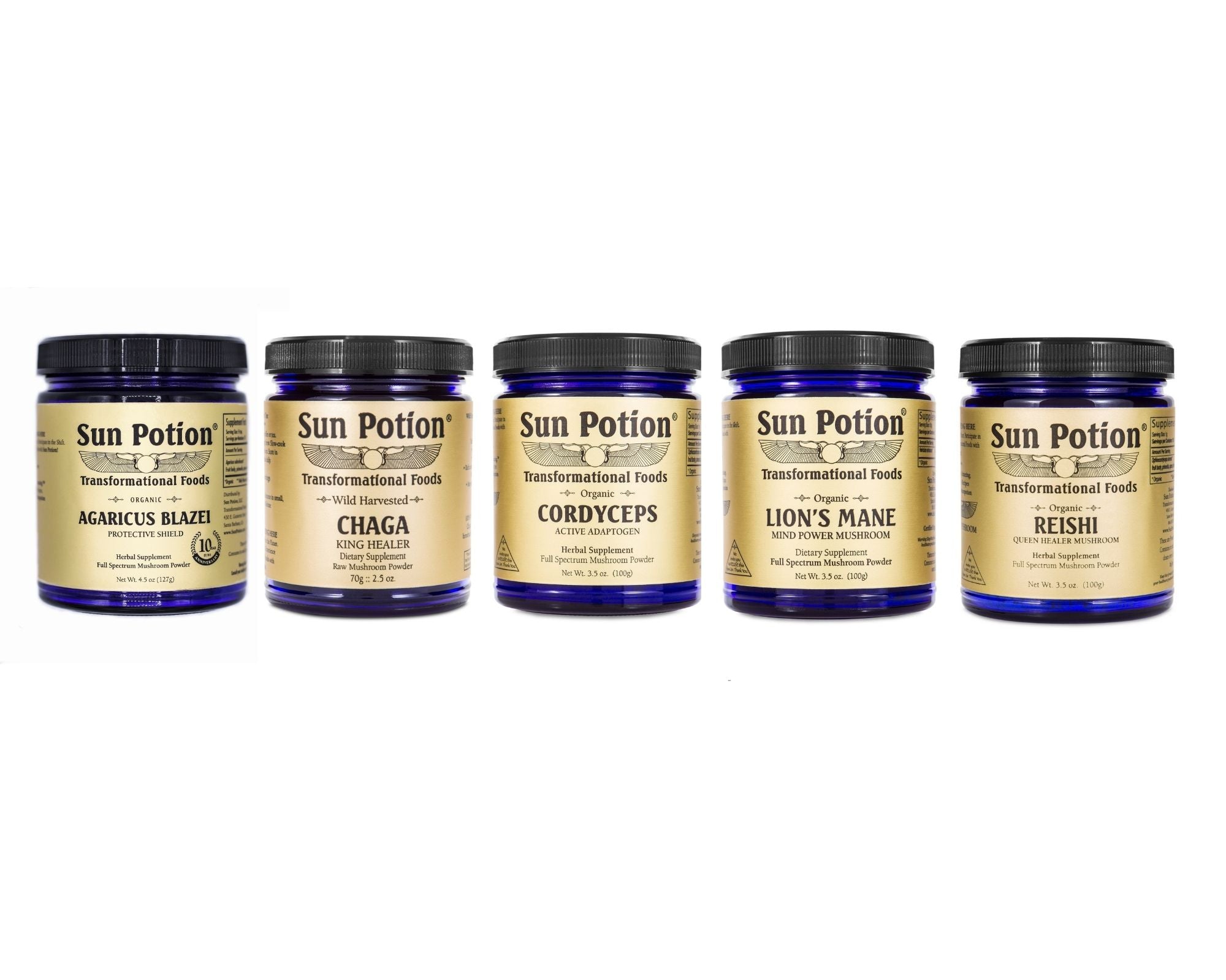 Mushroom Set Sun Potion