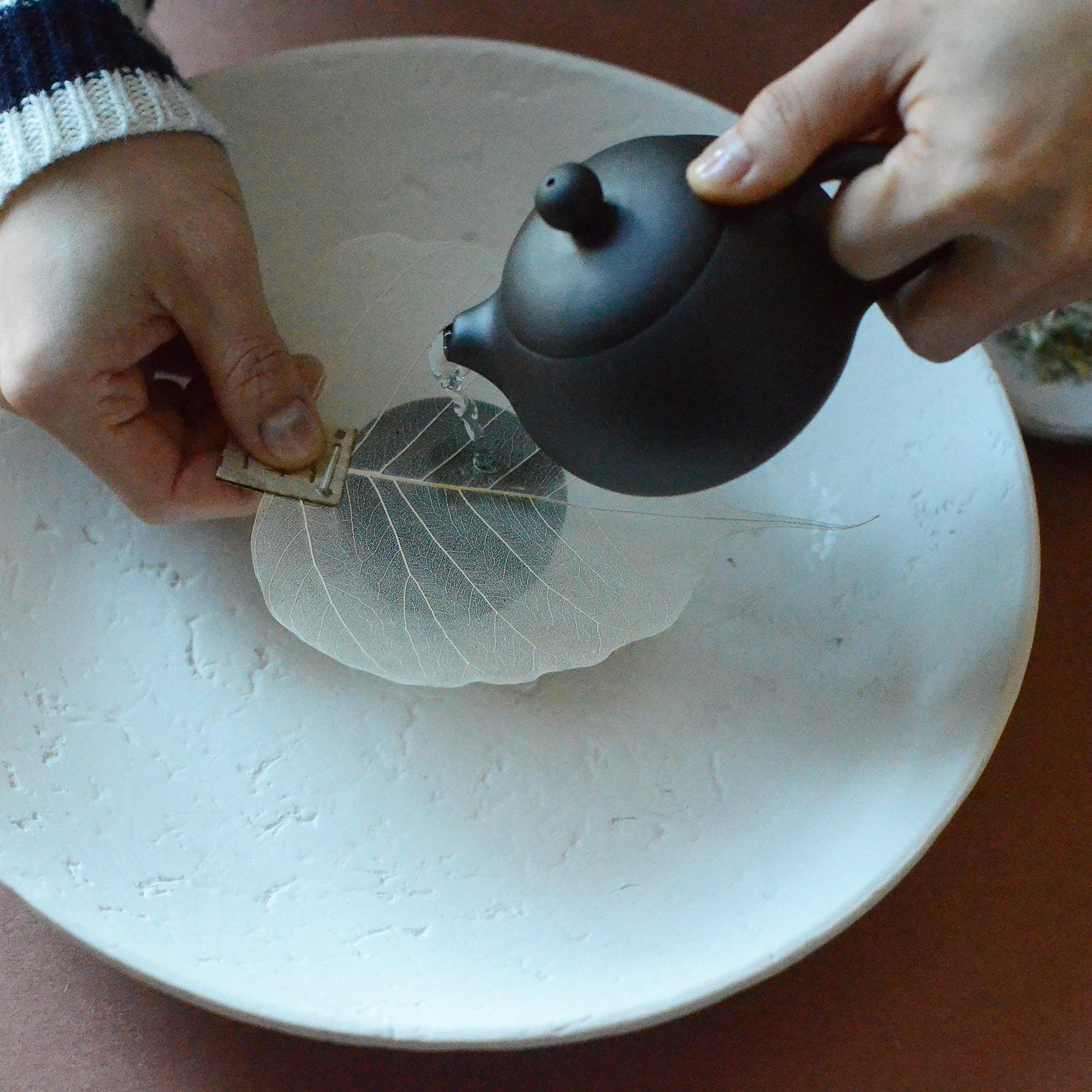Natural Leaf Shape Tea Strainers CEDAR AND MYRRH