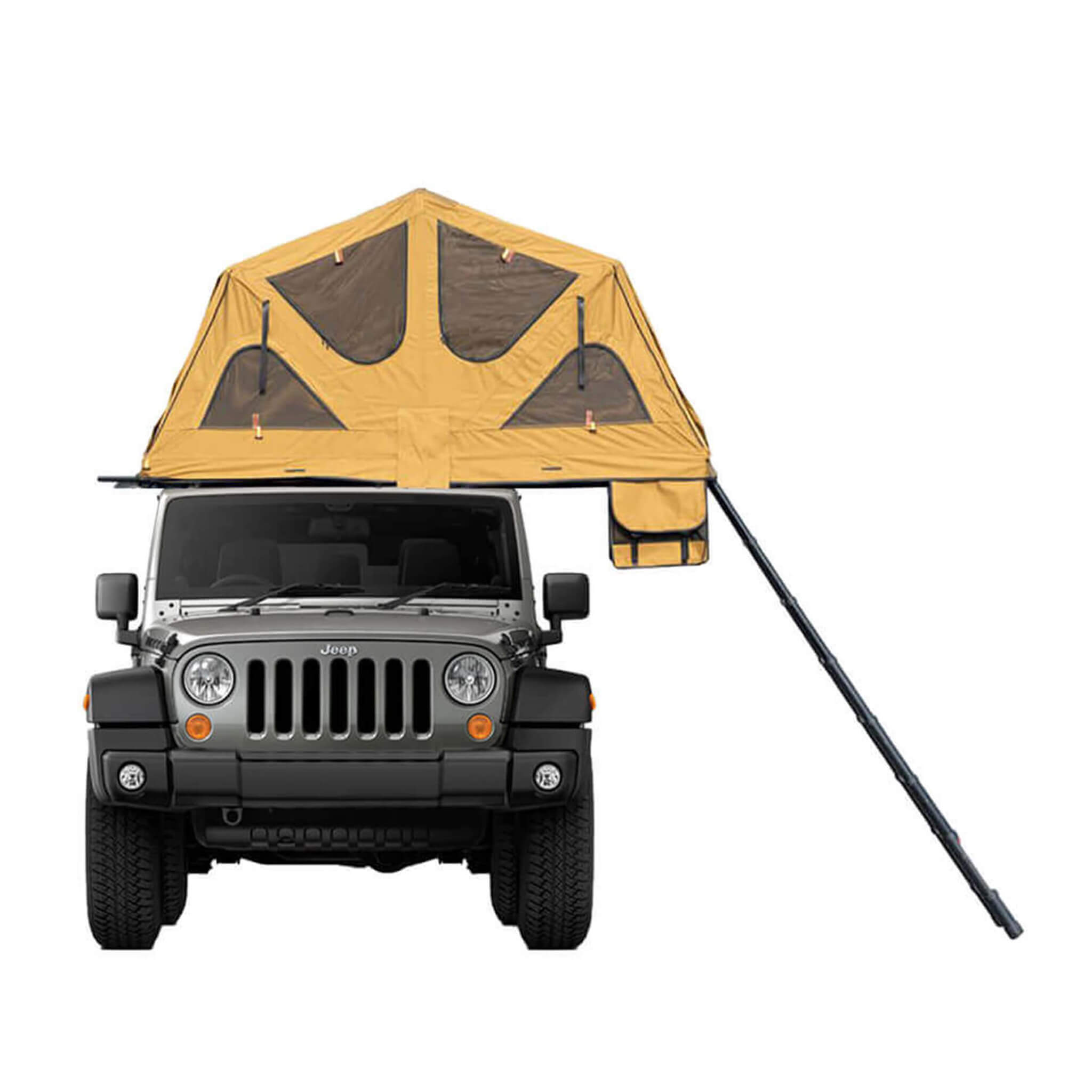 Naturnest Andromeda Khaki Soft Shell Rooftop Tent With Large Panoramic Skylight & YKK Doors (SAK72384) SAKSBY WHOLESALE