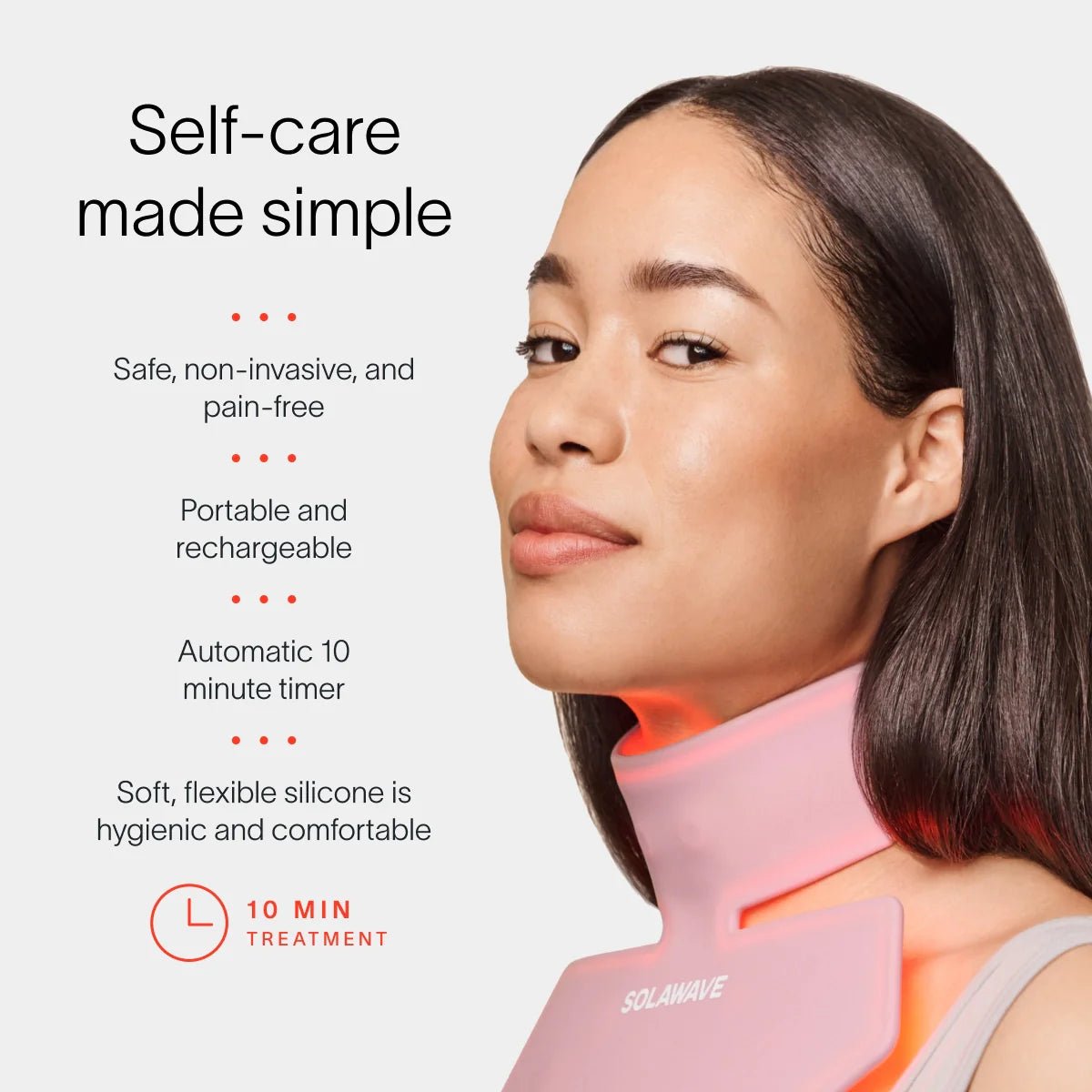 Neck & Chest Rejuvenating Mask Solawave
