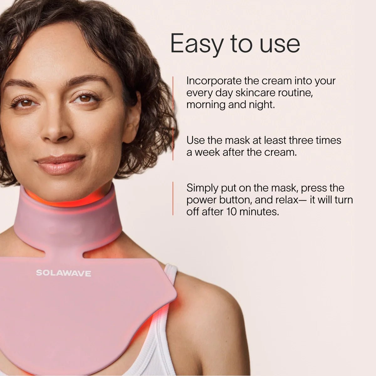 Neck & Chest Rejuvenating Mask Solawave