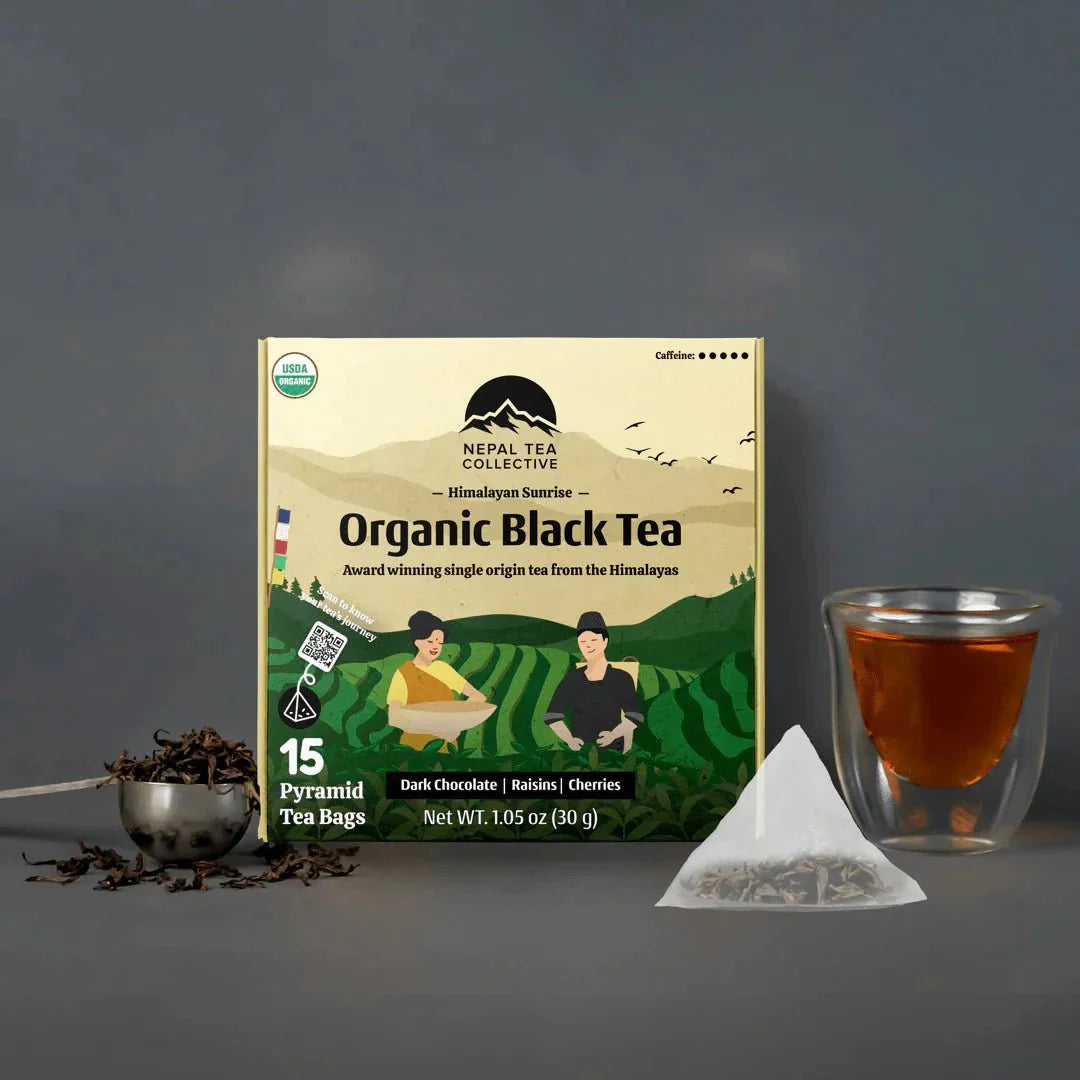 Nepal Tea Himalayan Sunrise (Special Black Tea) - 15 Pyramid Tea Bags