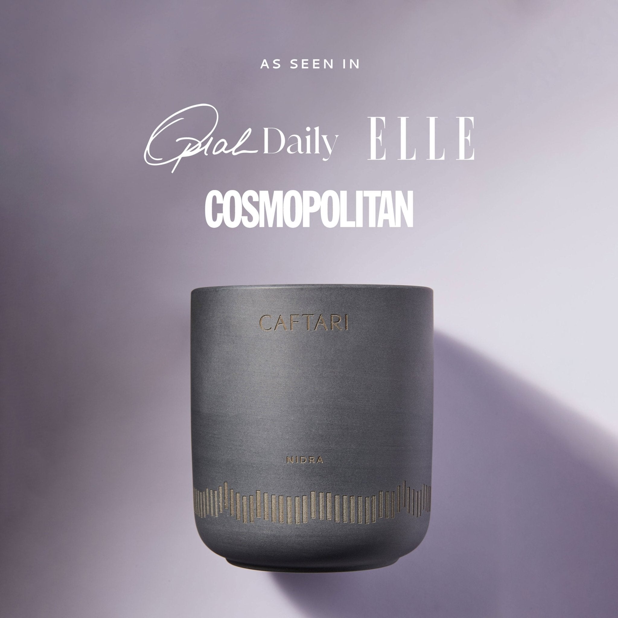 Nidra - Neuroscientist Verified Sleep Candle Caftari