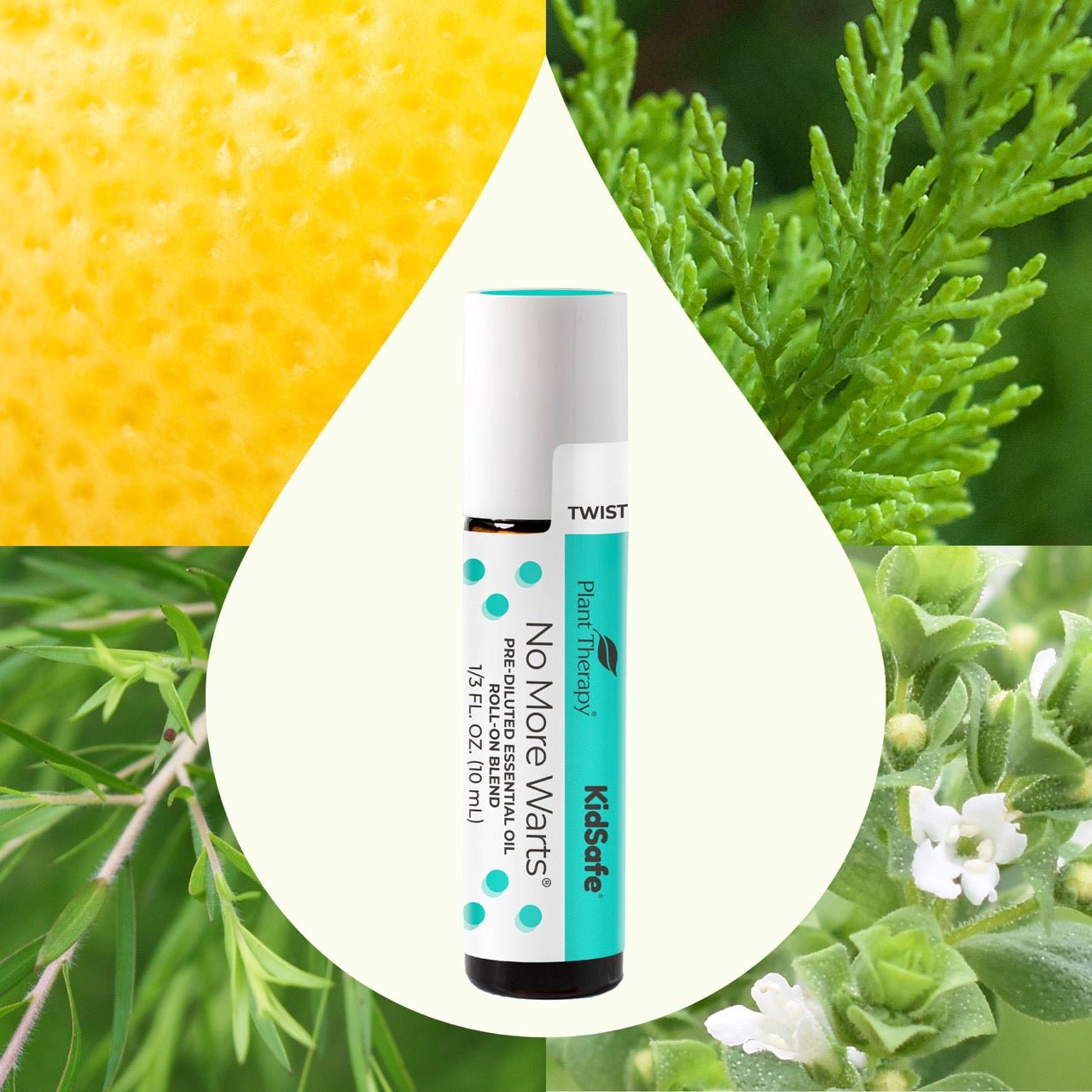 No More Warts KidSafe Essential Oil Pre - Diluted Roll - On Plant Therapy