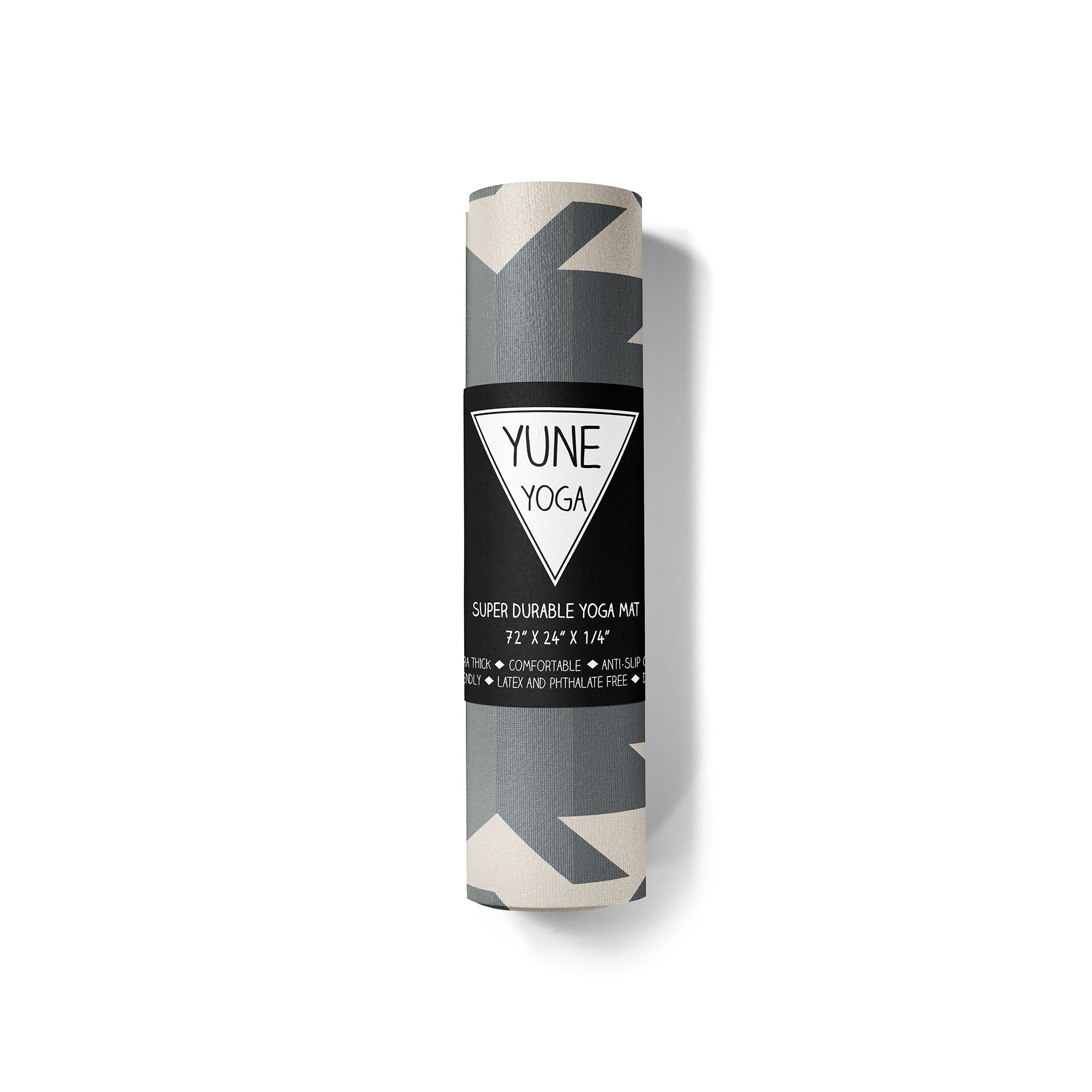Obsidian Ridge Yoga Mat – 6 mm Extra Thick, Double-Sided Non-Slip, Eco-Friendly PER with UV-Printed Design | Yune Yoga