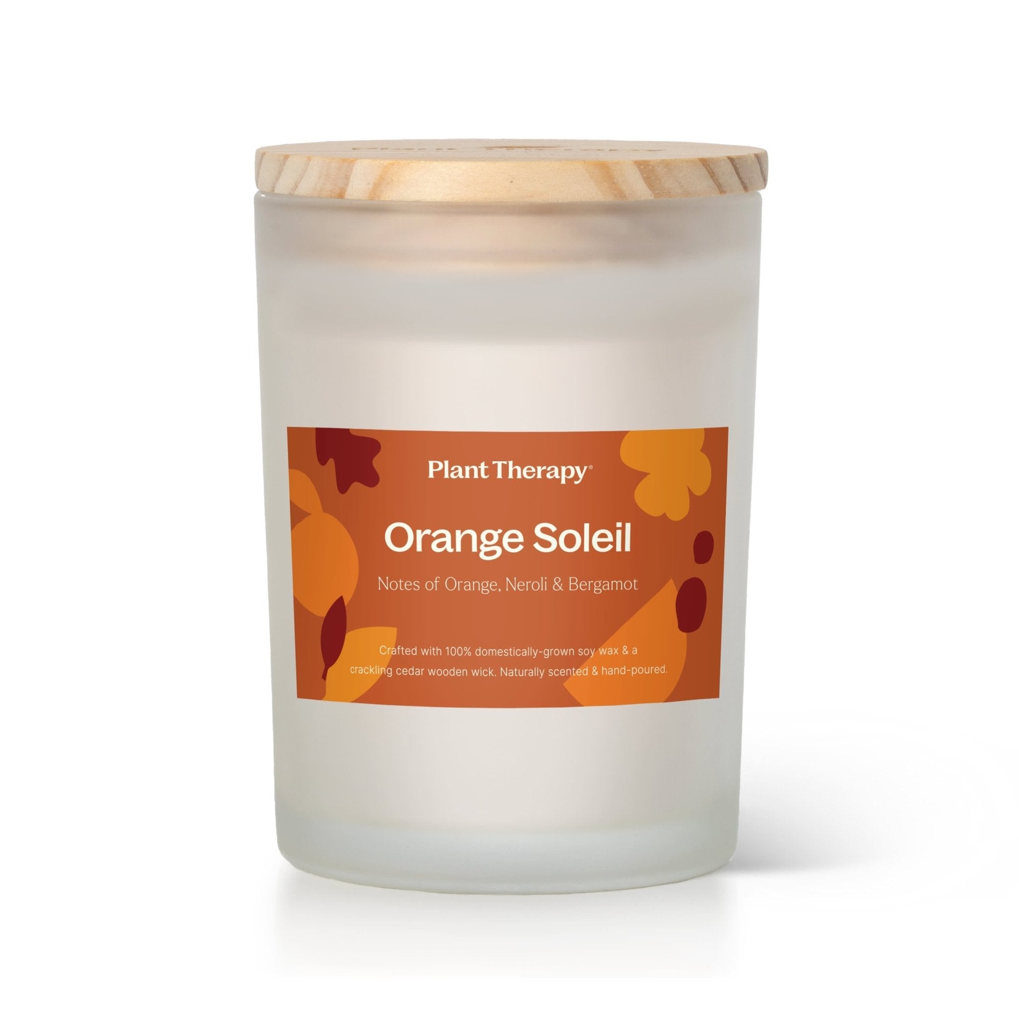 Orange Soleil Naturally Scented Candle Plant Therapy