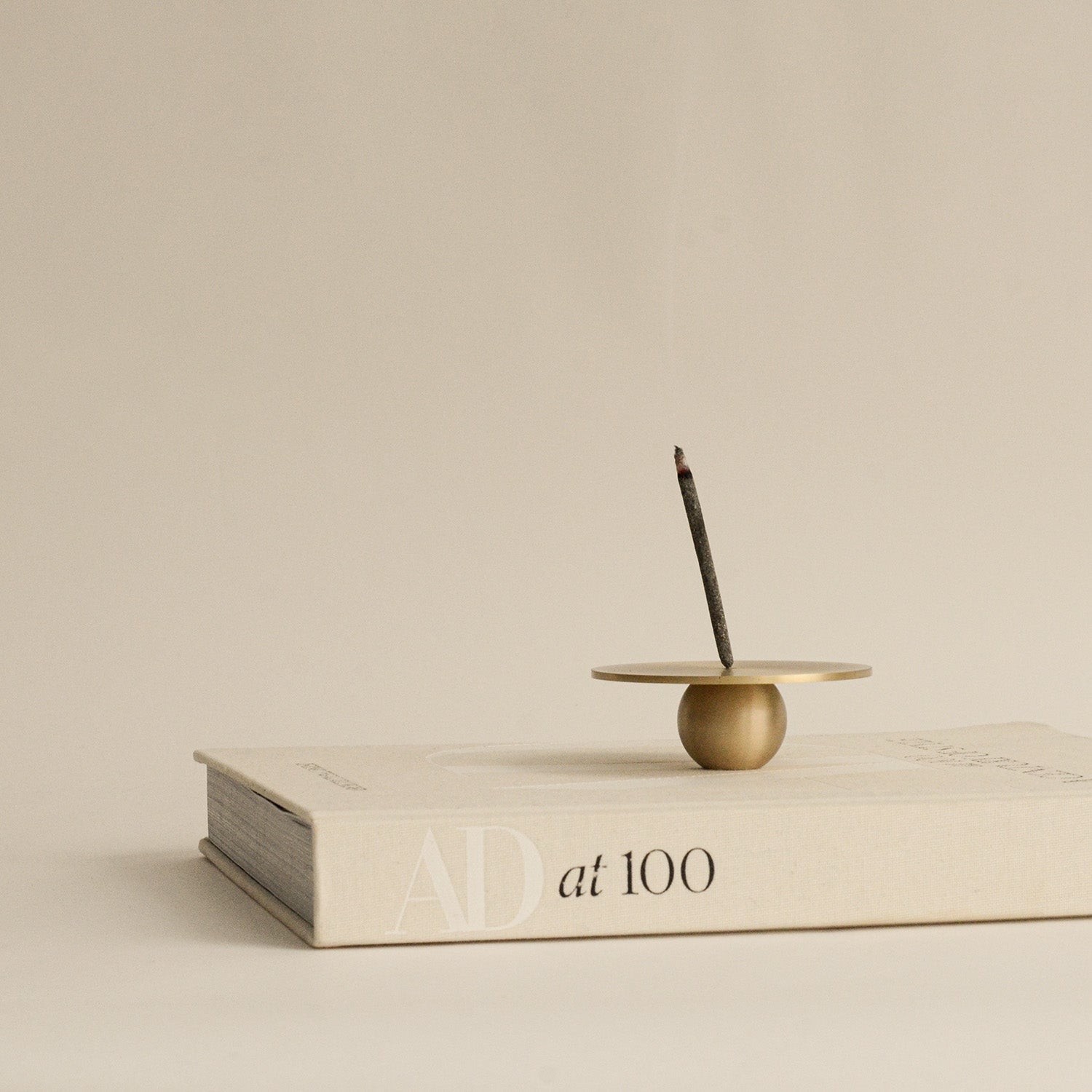 Orb Brass Incense Holder CEDAR AND MYRRH
