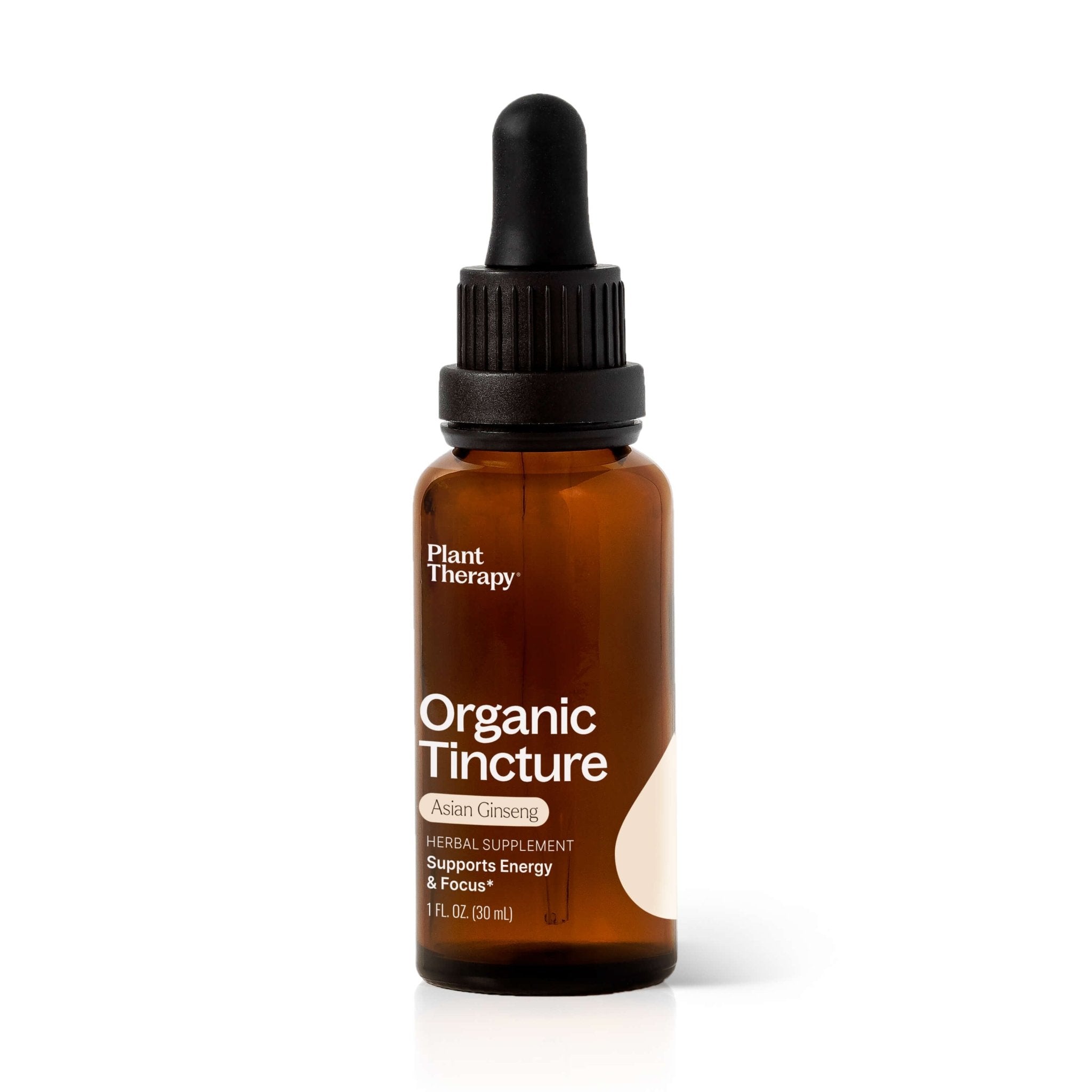 Organic Asian Ginseng Herbal Tincture Plant Therapy