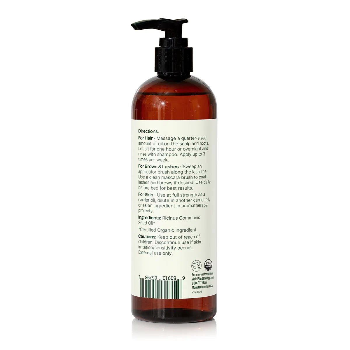 Organic Castor Carrier Oil Plant Therapy