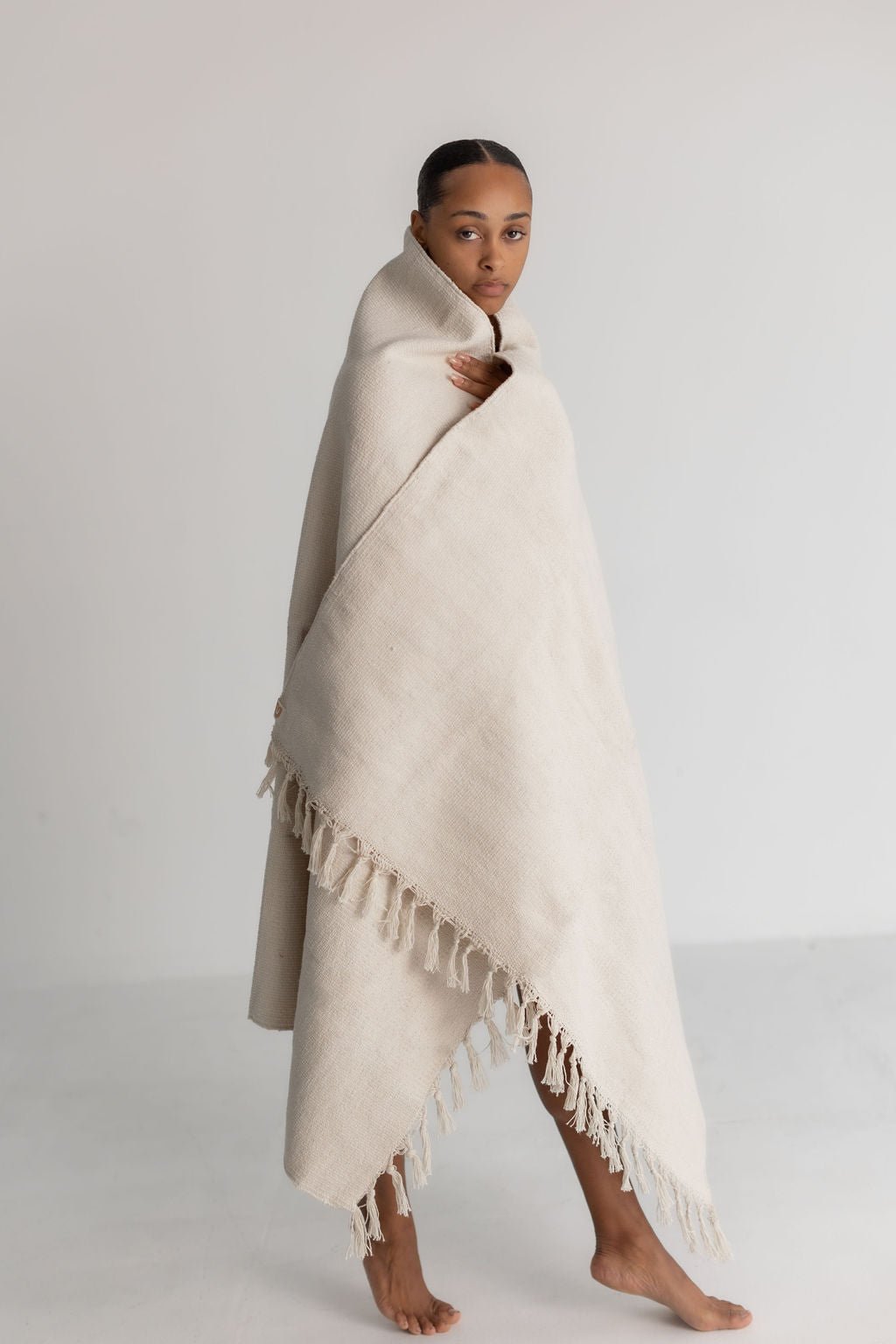 Organic Cotton Yoga Blanket - Naturally Dyed okoliving