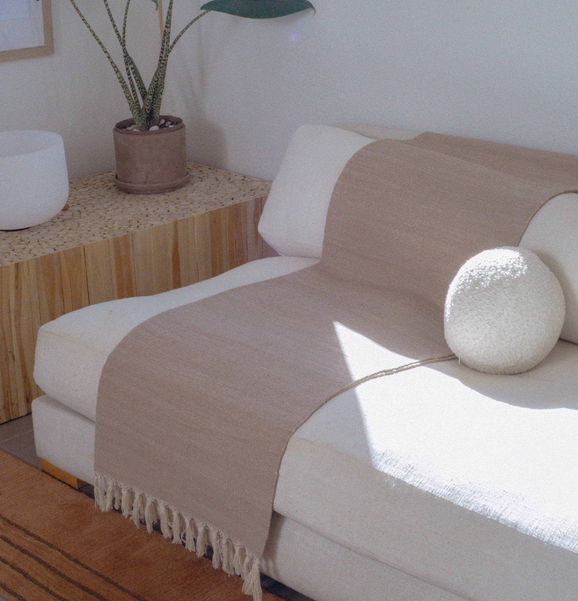 Organic Cotton Yoga Blanket - Naturally Dyed okoliving