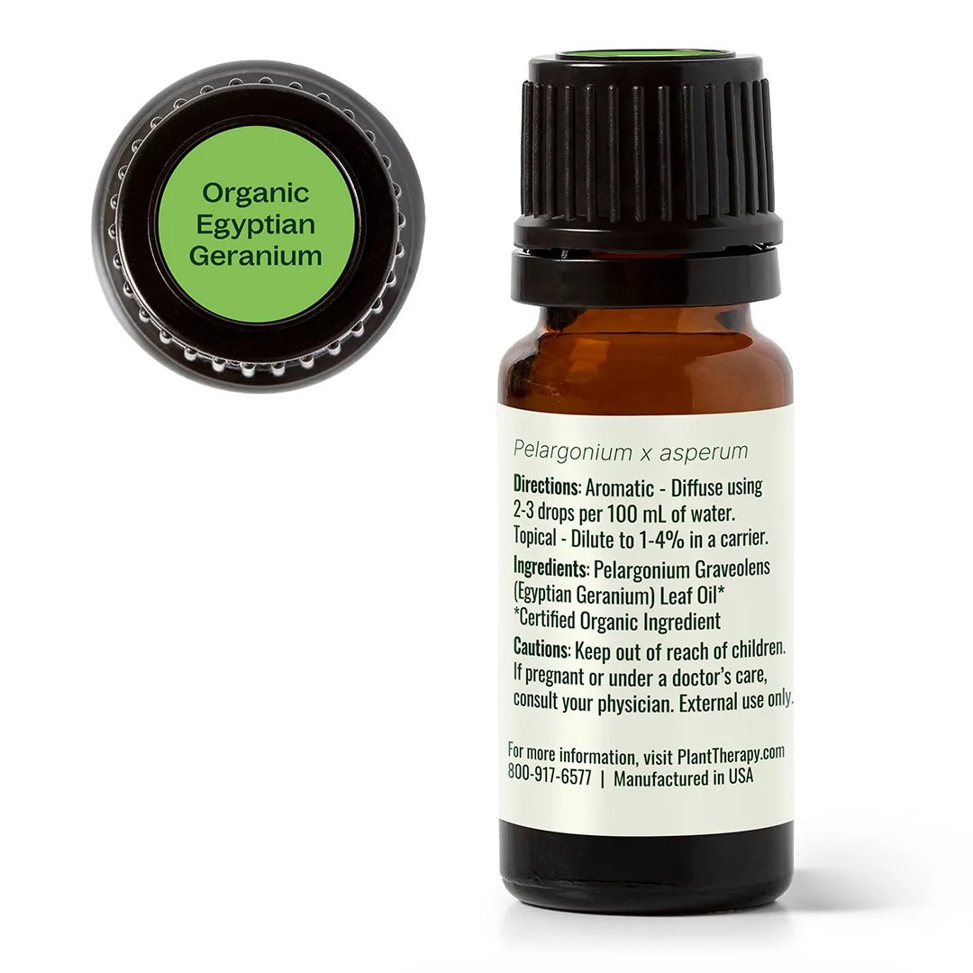 Organic Egyptian Geranium Essential Oil Plant Therapy