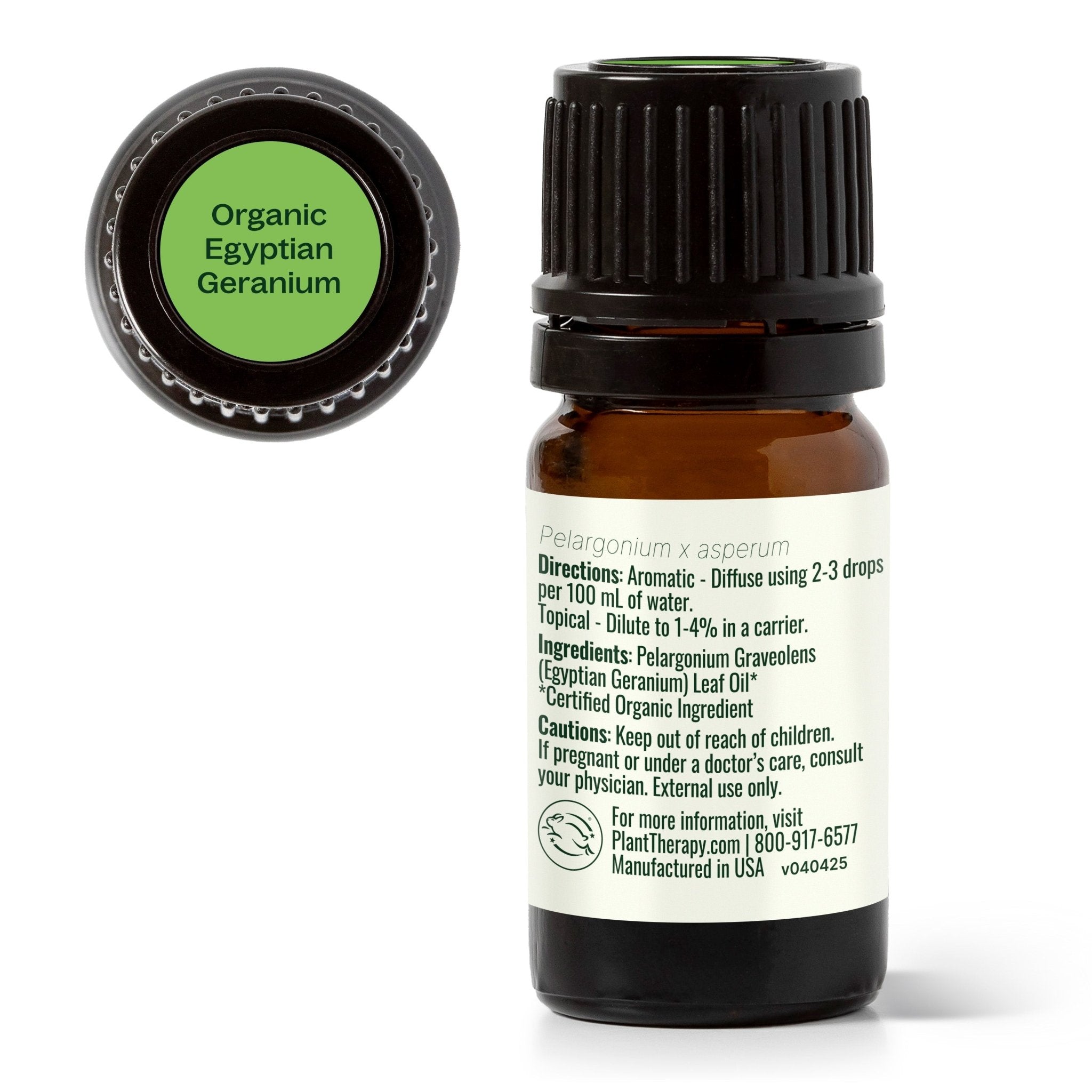Organic Egyptian Geranium Essential Oil Plant Therapy