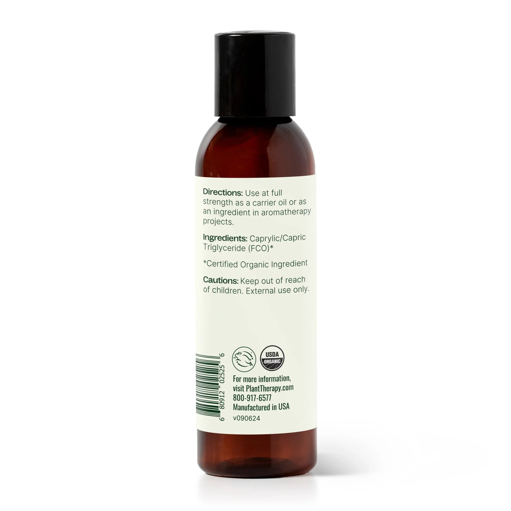 Organic Fractionated Coconut Carrier Oil Plant Therapy