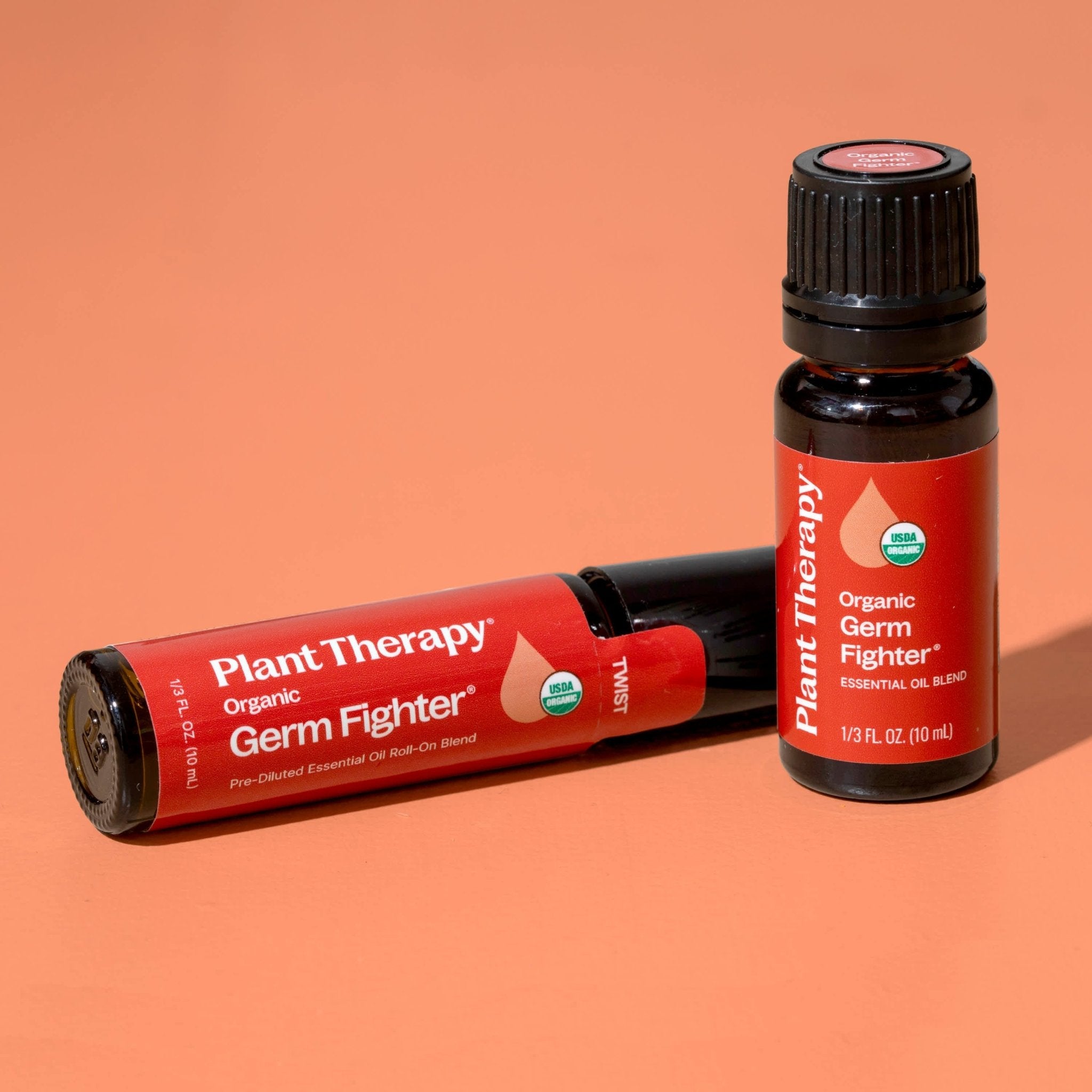 Organic Germ Fighter®️ Essential Oil Blend Pre - Diluted Roll - On Plant Therapy