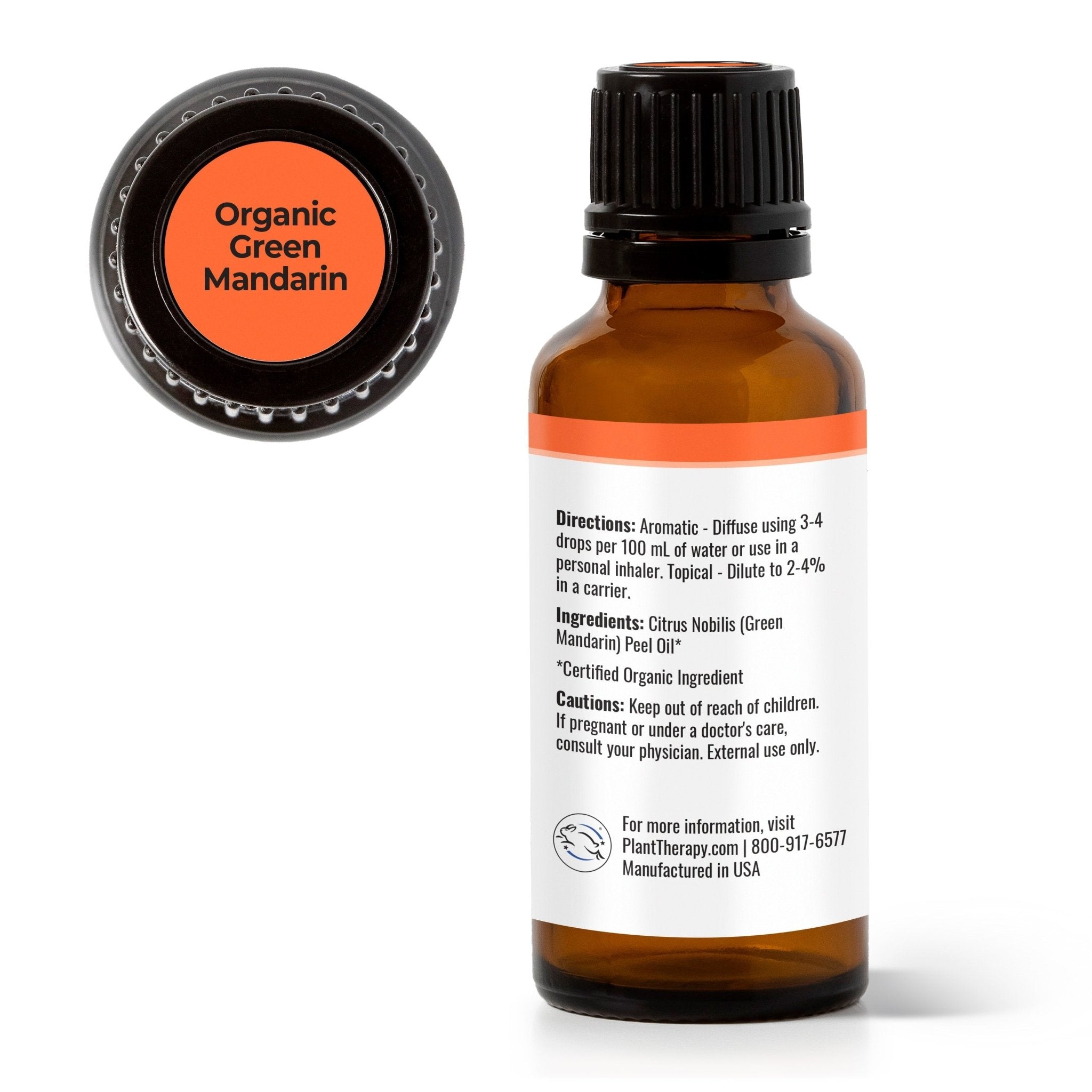 Organic Green Mandarin Essential Oil Plant Therapy