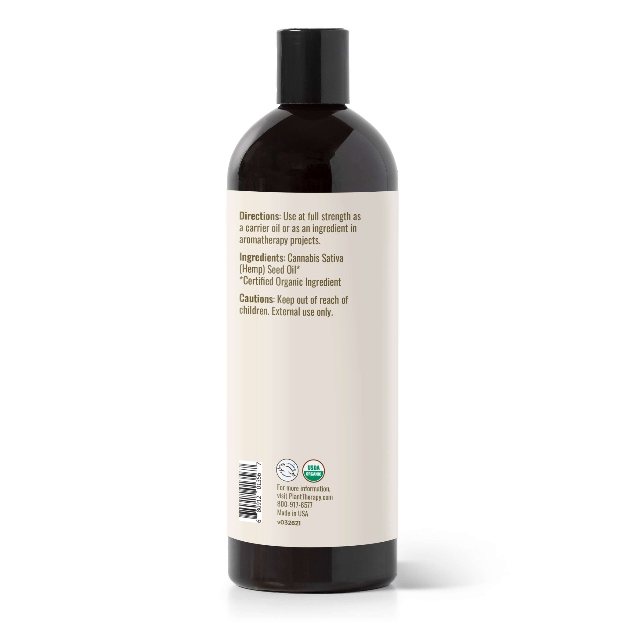 Organic Hemp Seed Carrier Oil Plant Therapy