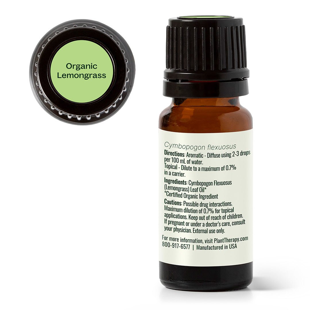 Organic Lemongrass Essential Oil Plant Therapy