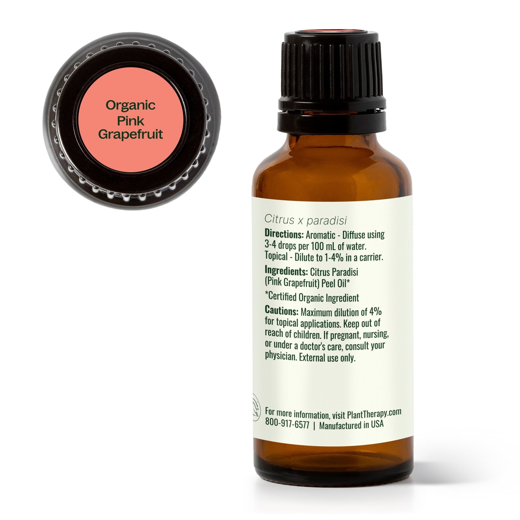 Organic Pink Grapefruit Essential Oil Plant Therapy