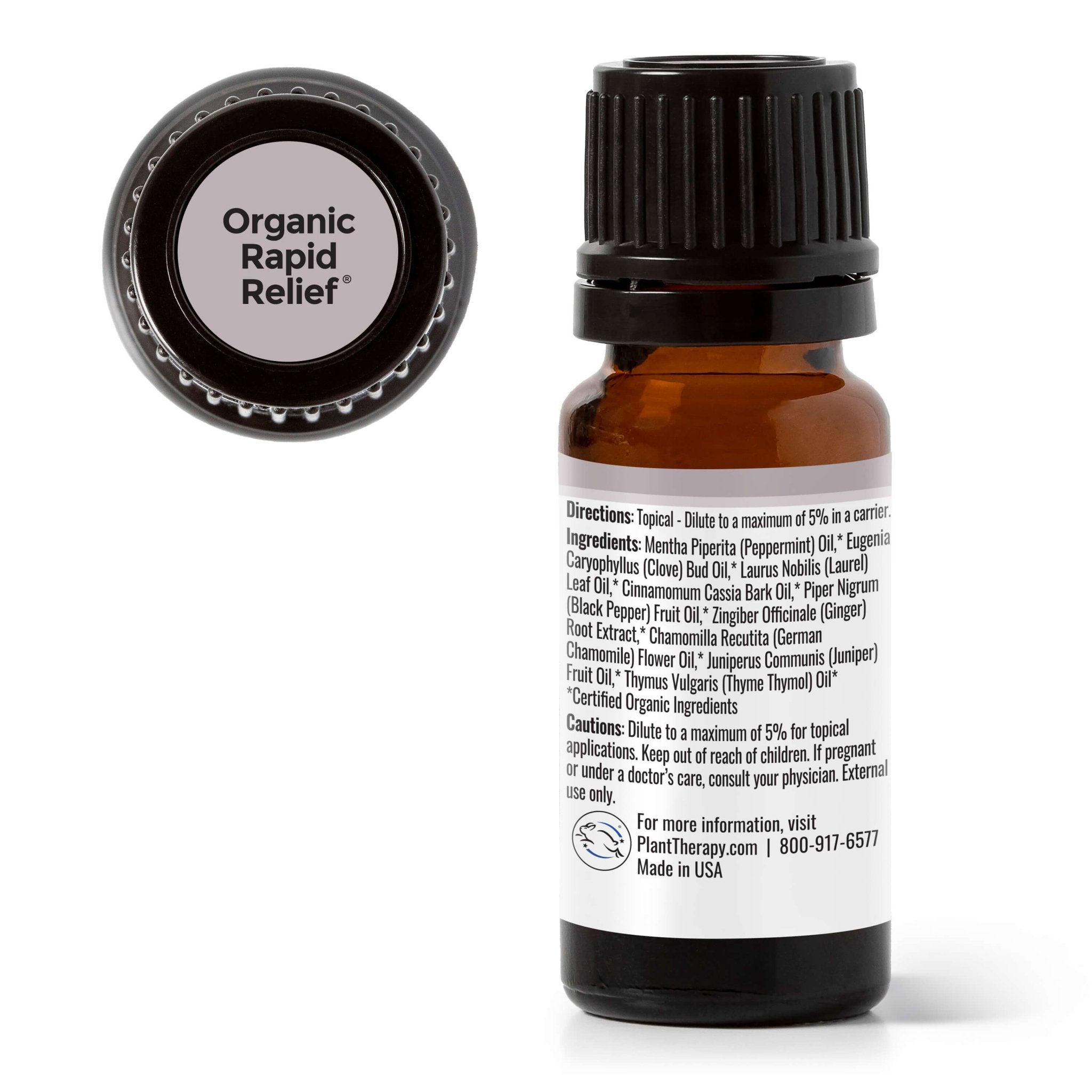 Organic Rapid Relief Essential Oil Blend Plant Therapy