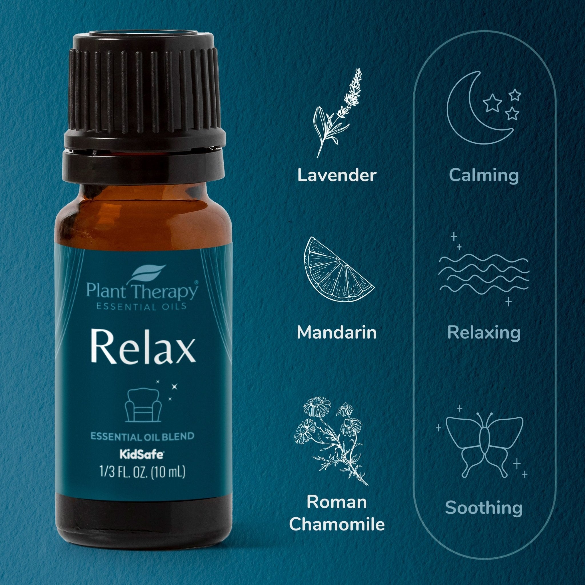Organic Relax Essential Oil Blend Plant Therapy