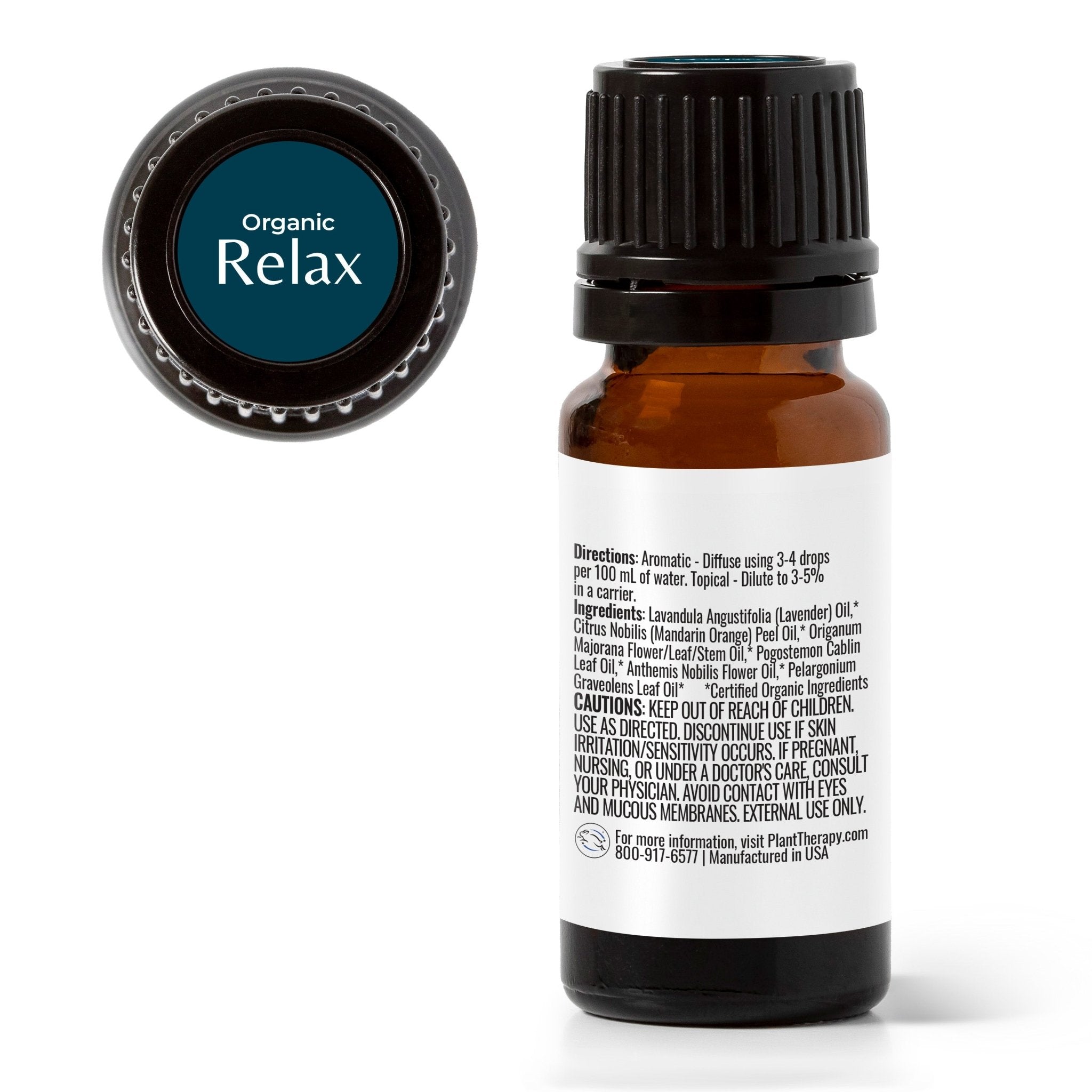 Organic Relax Essential Oil Blend Plant Therapy