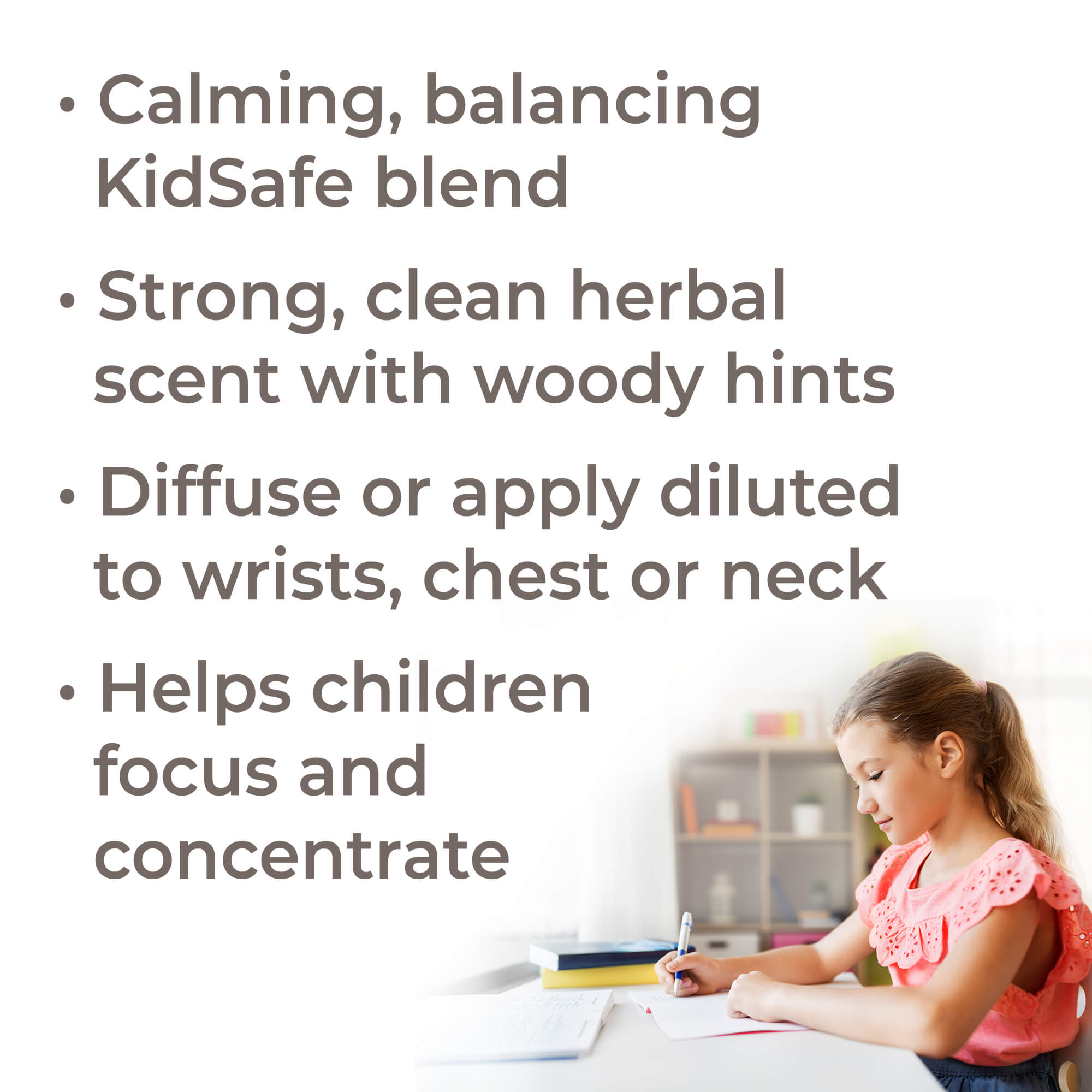 Organic Study Time KidSafe Essential Oil Plant Therapy