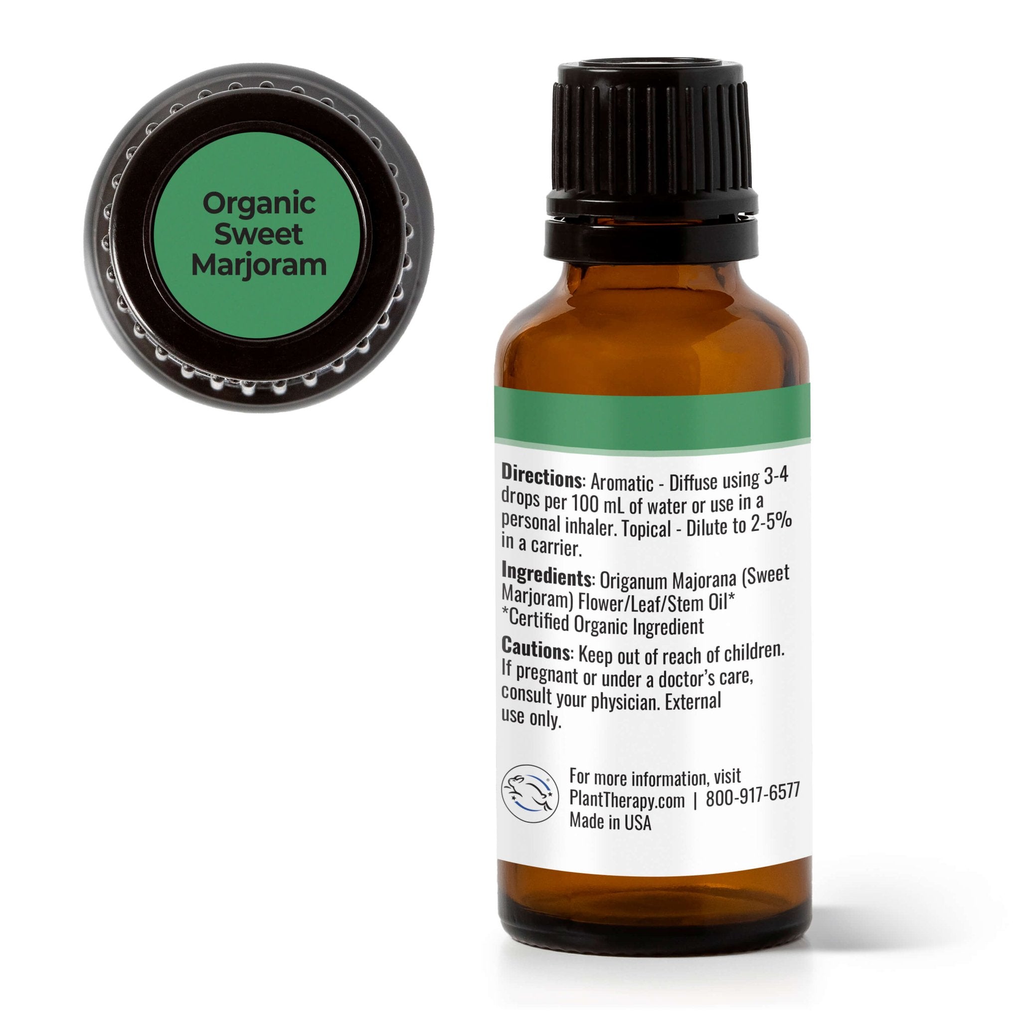 Organic Sweet Marjoram Essential Oil Plant Therapy