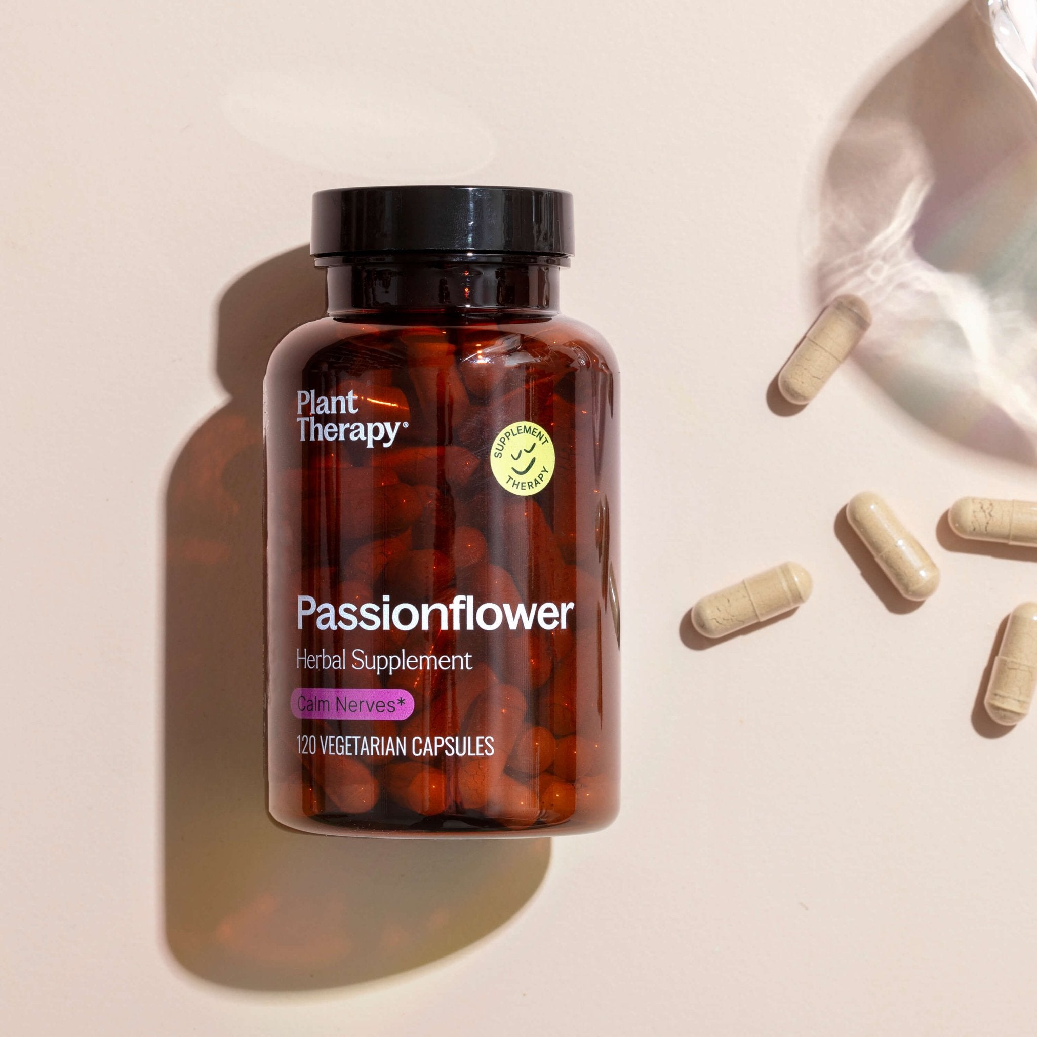 Passionflower Herbal Supplement - 120 Capsules Plant Therapy