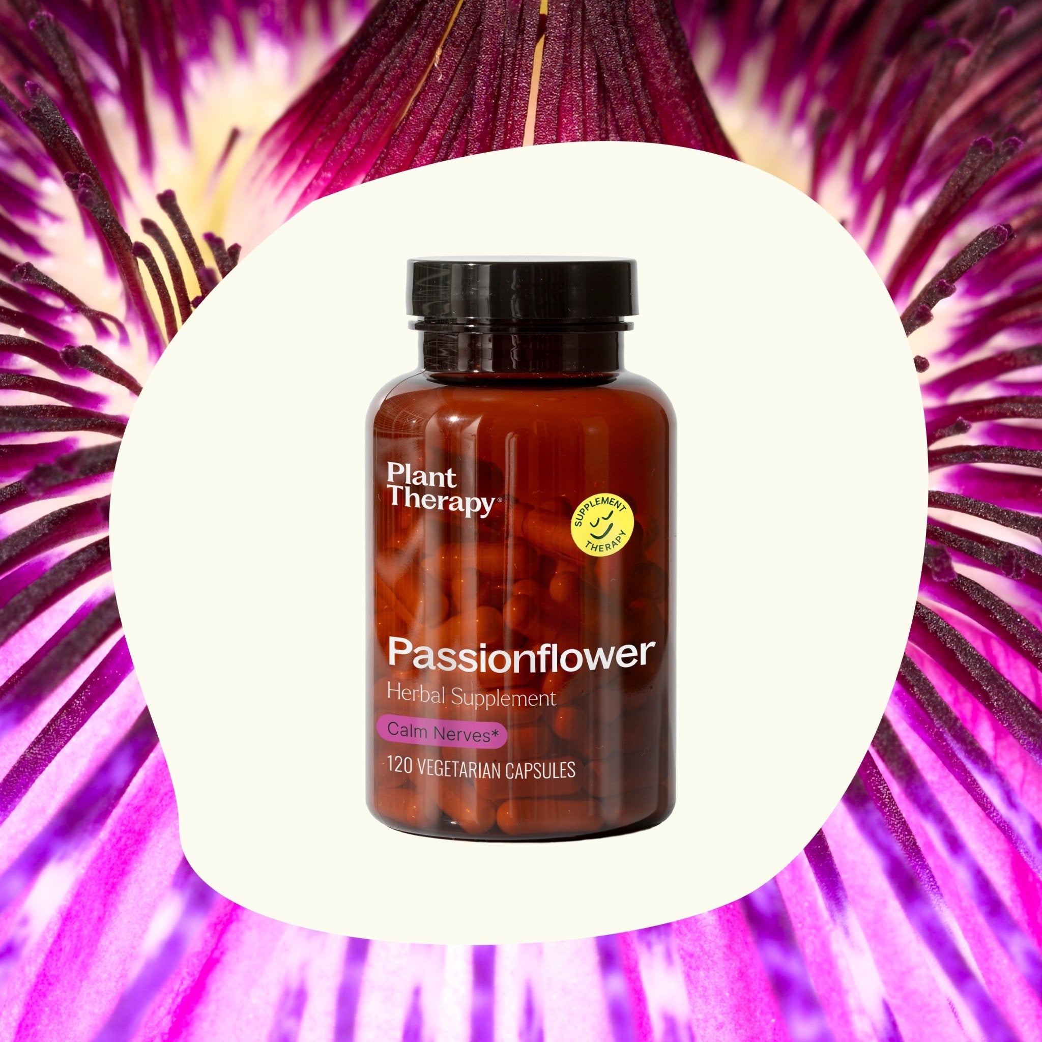 Passionflower Herbal Supplement - 120 Capsules Plant Therapy