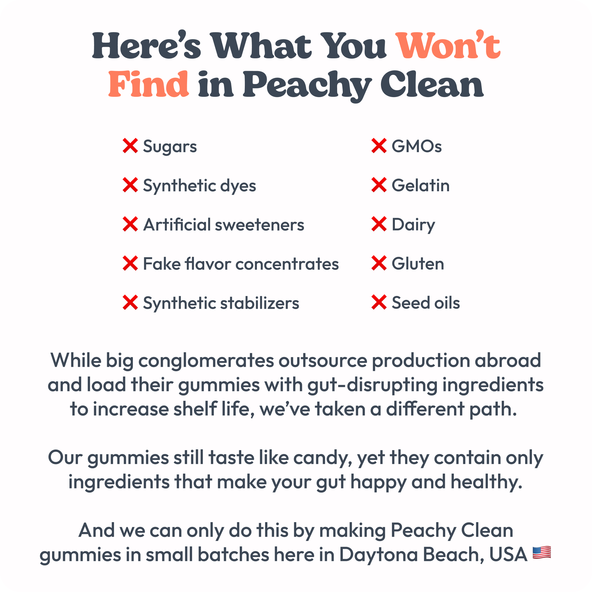 Peachy Clean Pre+Probiotic Fiber Gummies Peachy Men