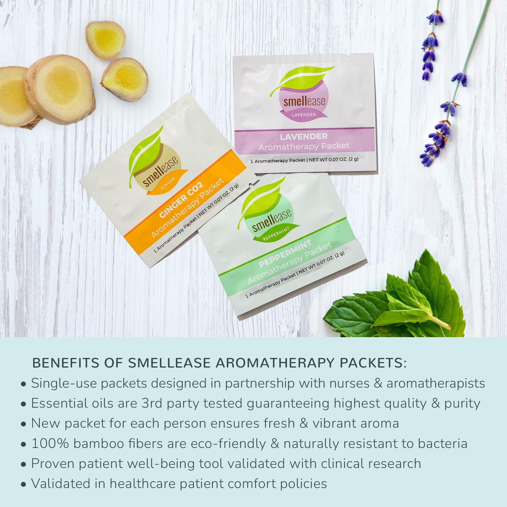 Peppermint Aromatherapy Packet 25 Count Box Plant Therapy