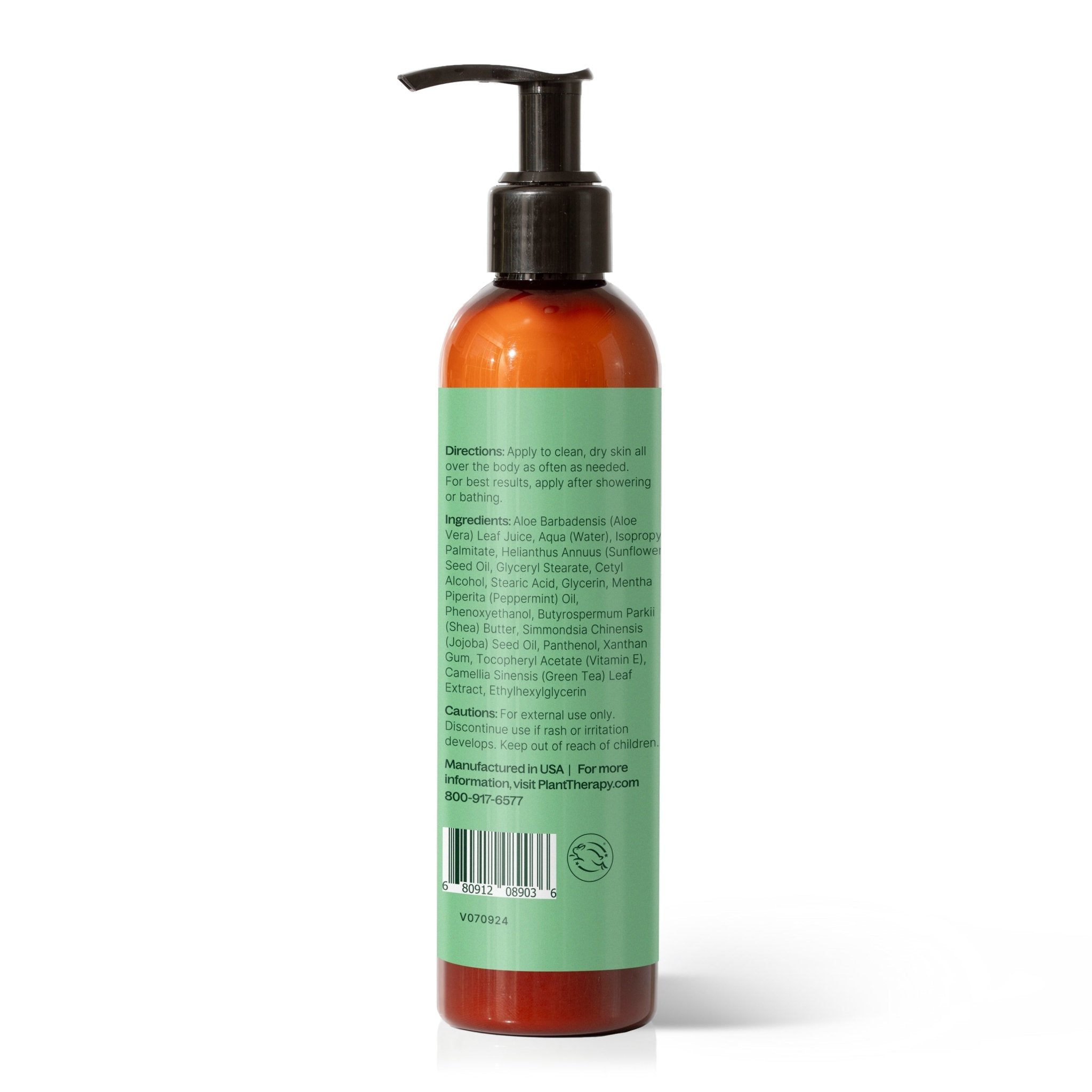 Peppermint Body Lotion with Aloe and Shea Plant Therapy