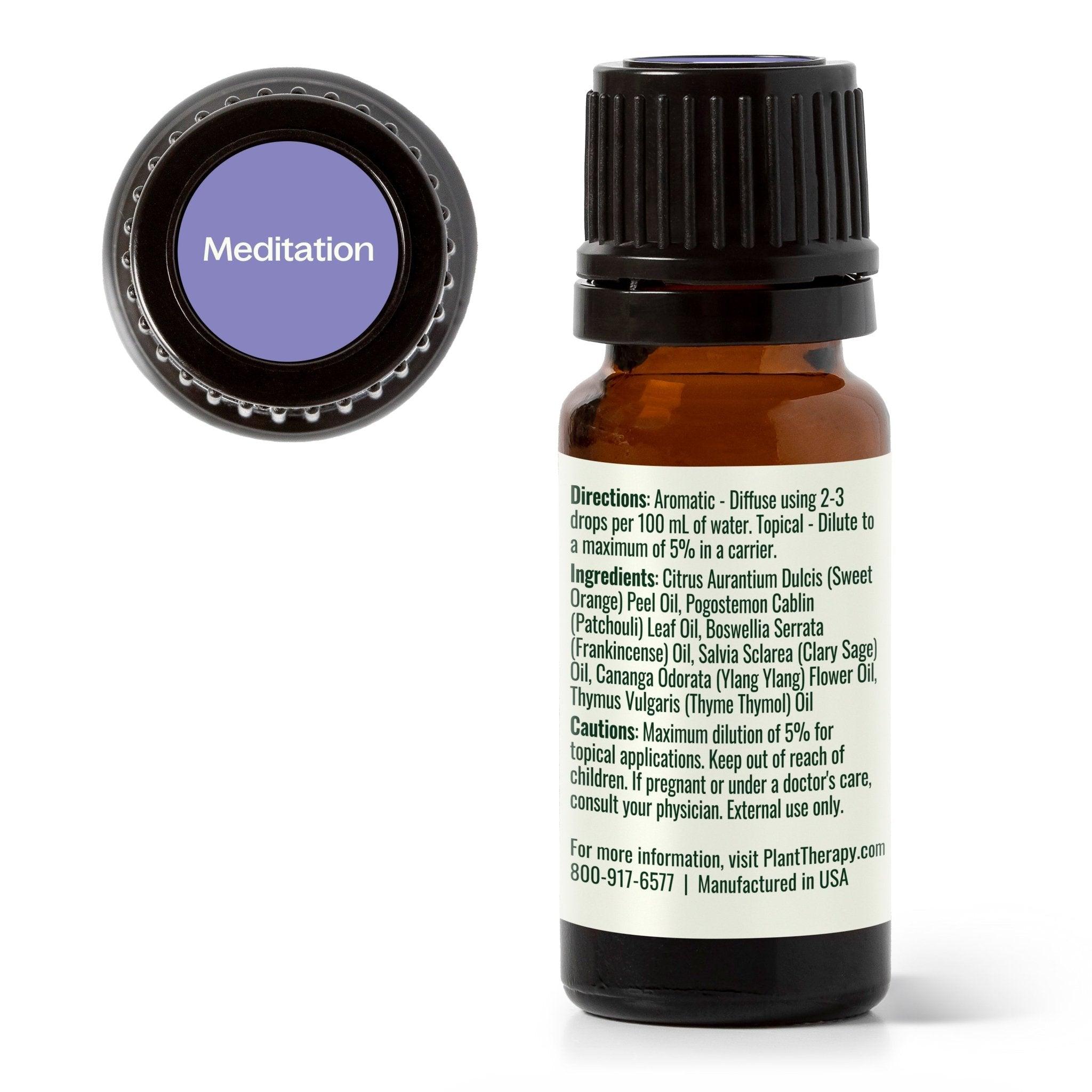 Plant Therapy Meditation Essential Oil Blend