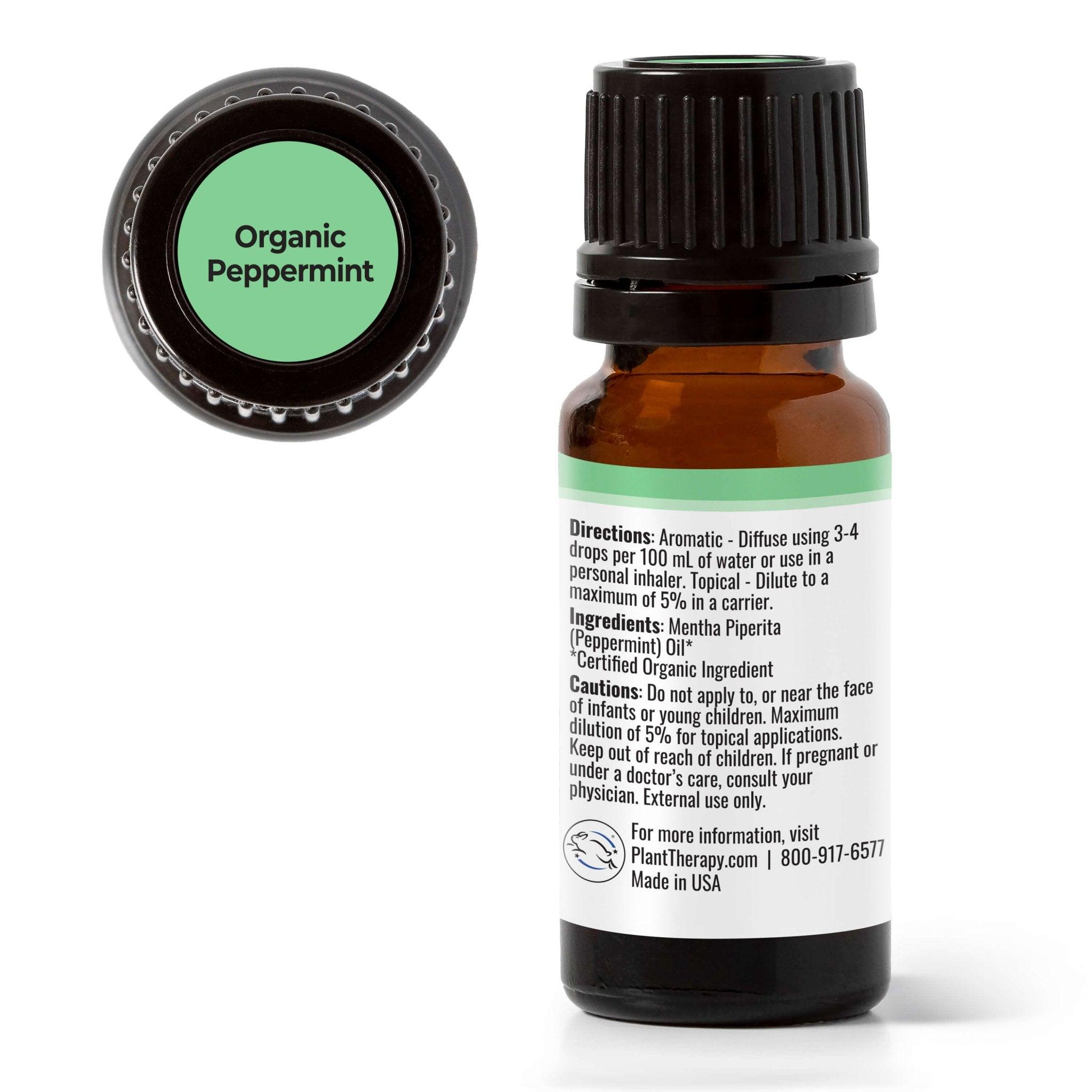 Plant Therapy Organic Peppermint Essential Oil