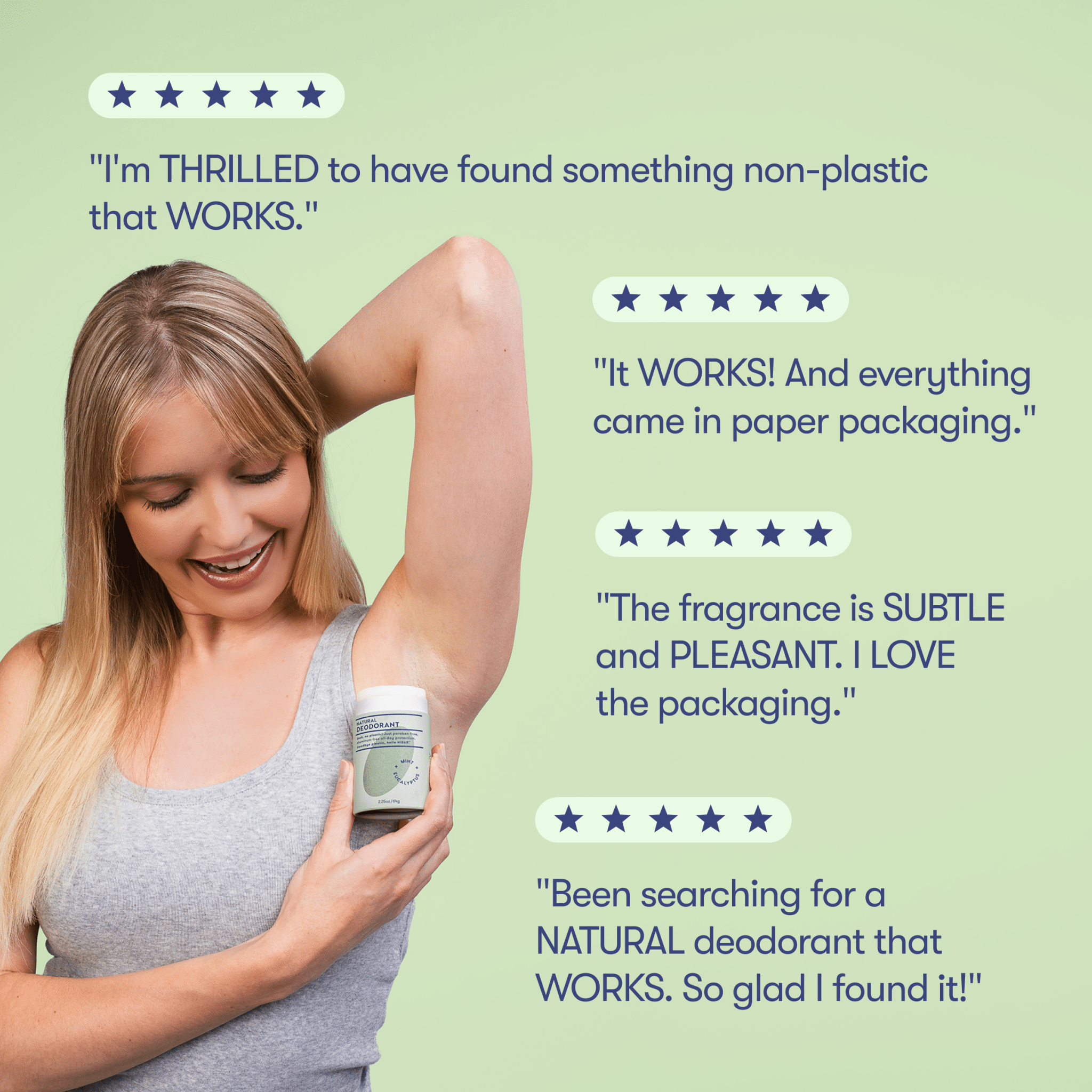 Plastic - Free Deodorant HiBAR