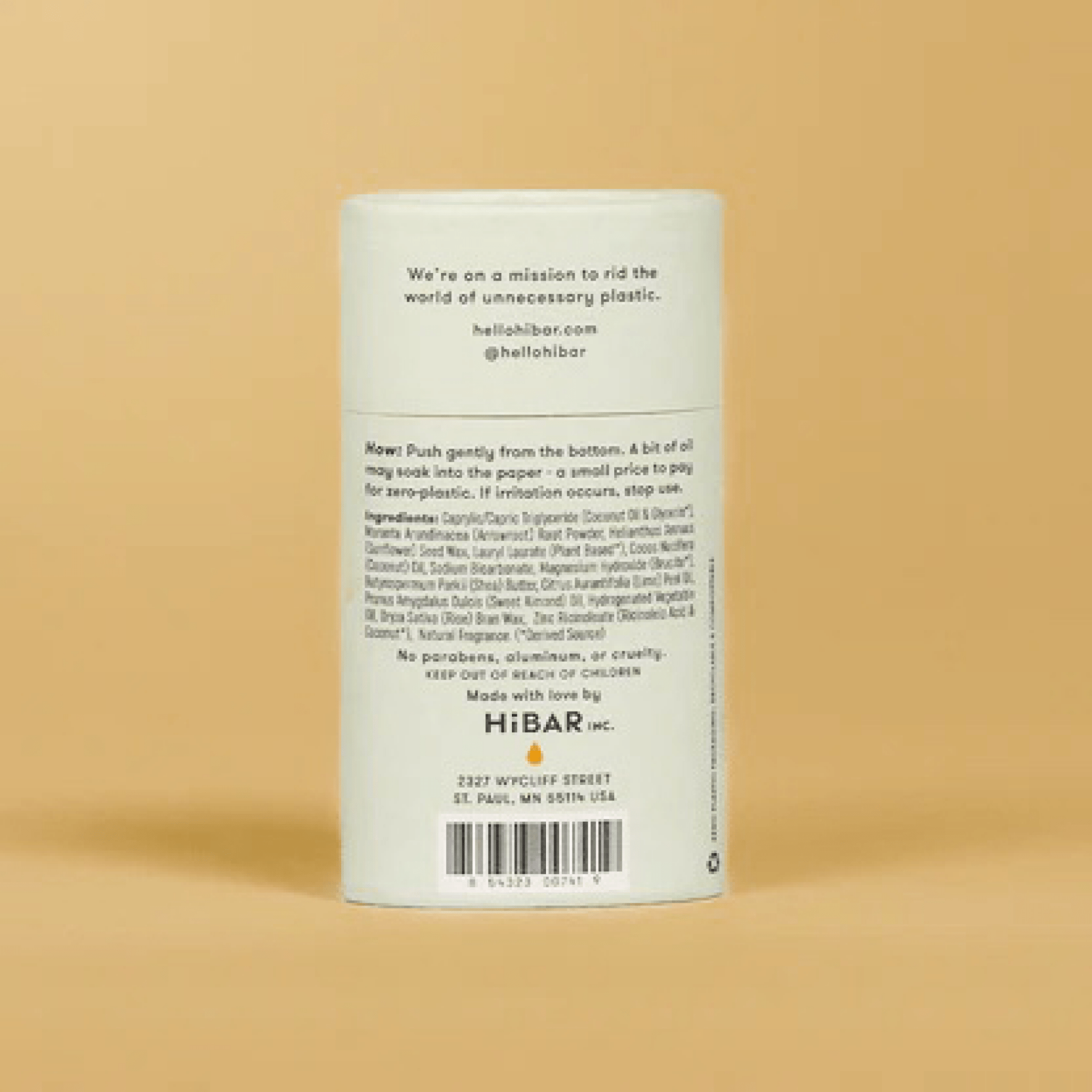 Plastic - Free Deodorant HiBAR