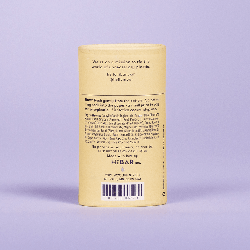 Plastic - Free Deodorant HiBAR
