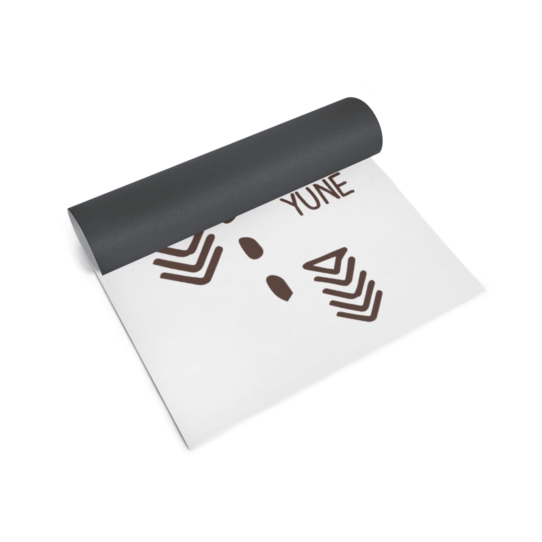 Polar Peace — Crag 6mm White Yoga Mat for Hot & Home Practice Yune Yoga
