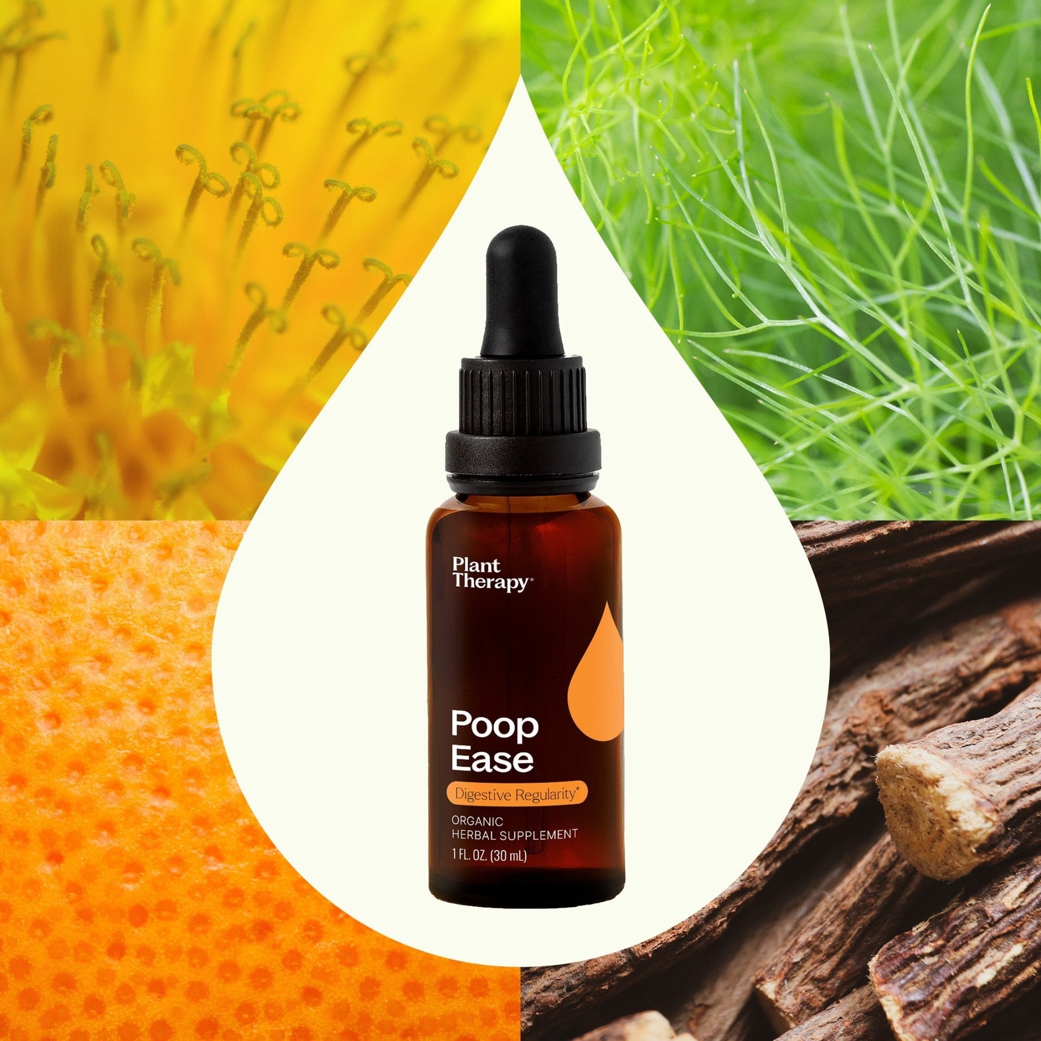 PoopEase Organic Herbal Supplement Plant Therapy